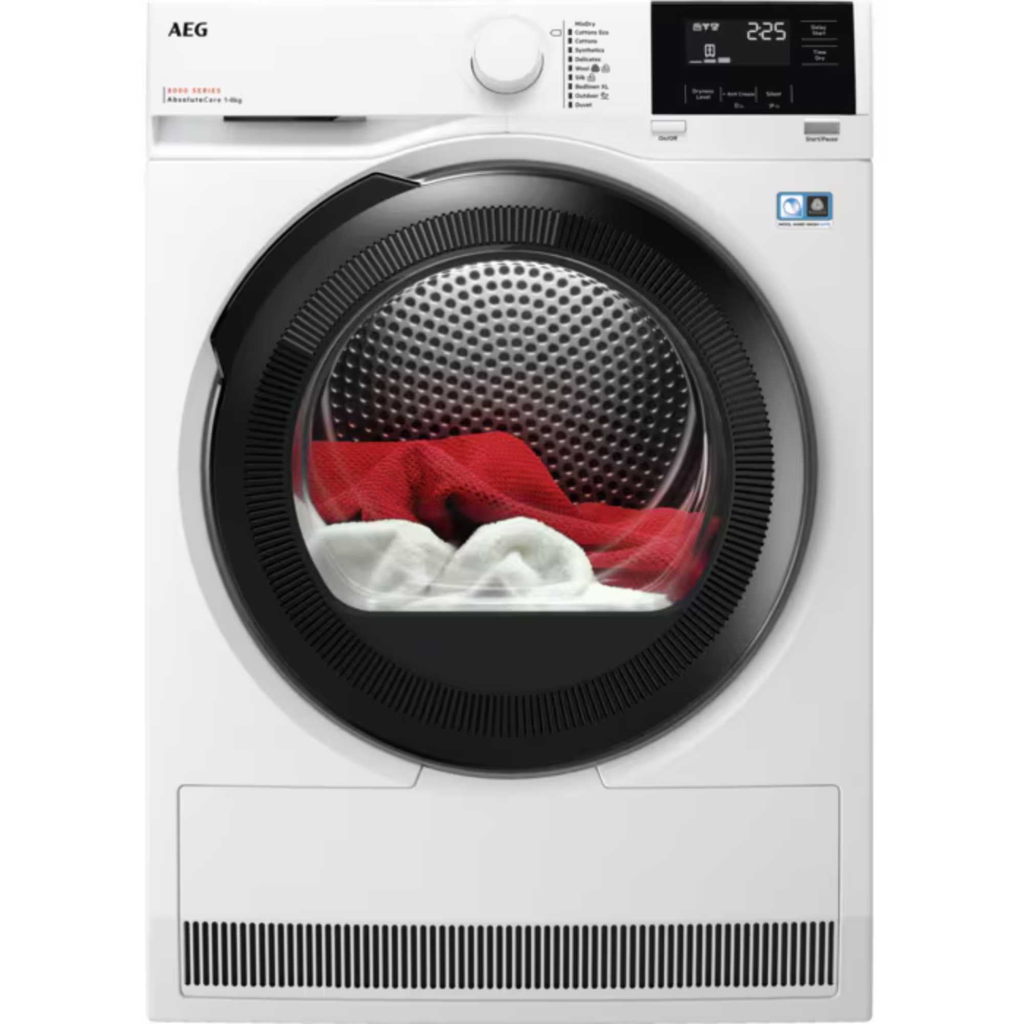 AEG 8000 Series TR818P4B 8kg Heat Pump AbsoluteCare Tumble Dryer – Renew 2 U