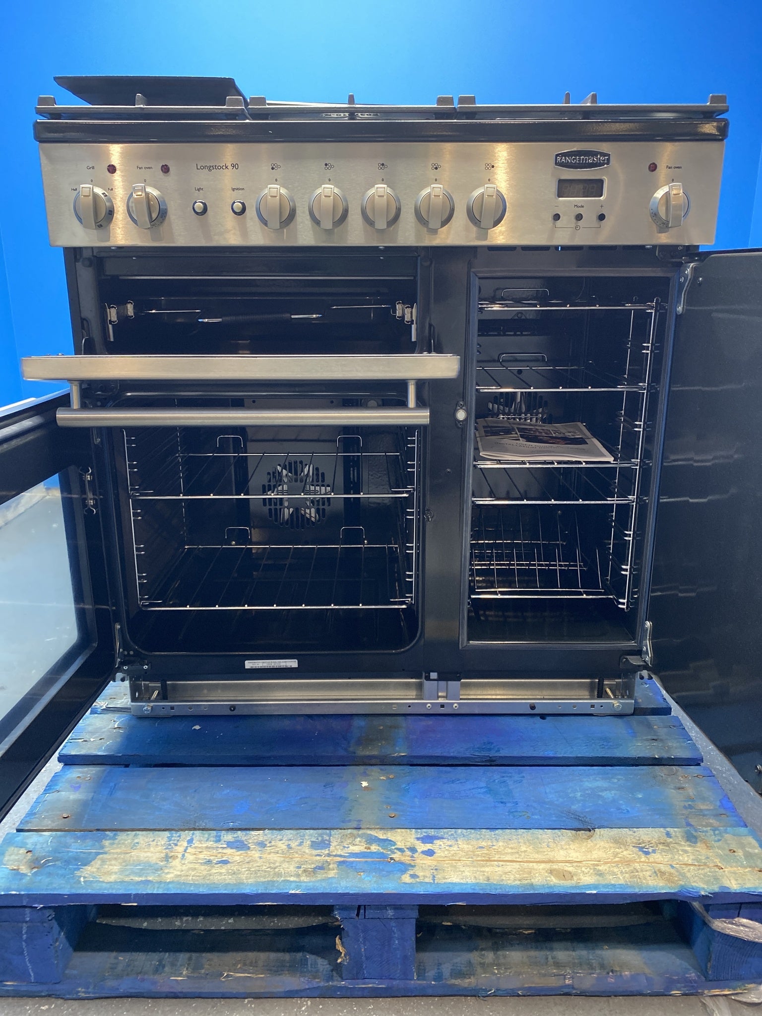 Rangemaster LSK90EISS/C Longstock 90 Induction Range Cooker