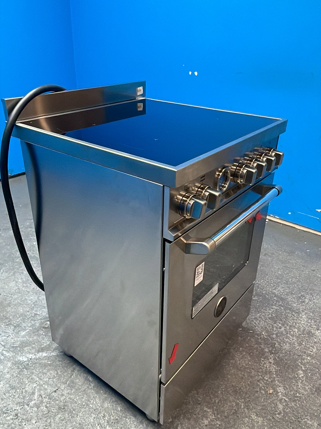 #GRC-164-449 - Bertazzoni Master Series 60cm Electric Range Cooker – 69L Capacity, 4 Zone Induction Hob, Stainless Steel