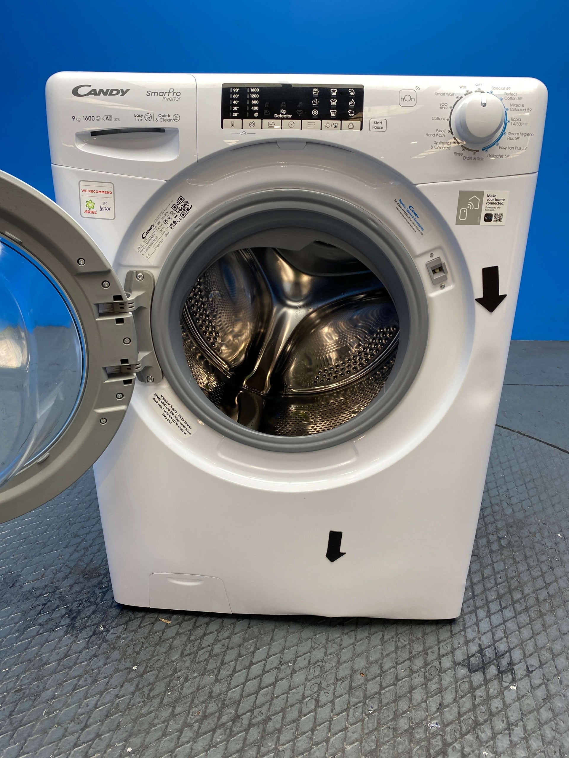 Candy CSO696TWM6 Smart Pro 9kg 1600 Spin Washing Machine