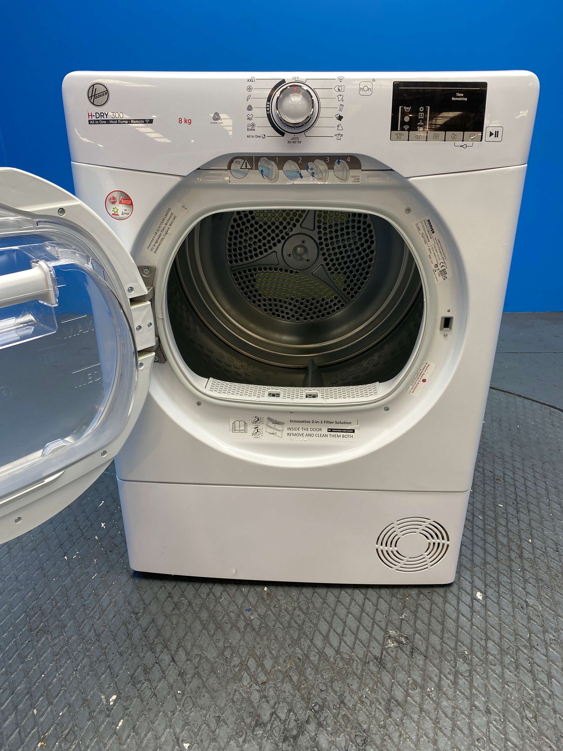 Hoover HLEH8A2DE 8kg Heat Pump Tumble Dryer