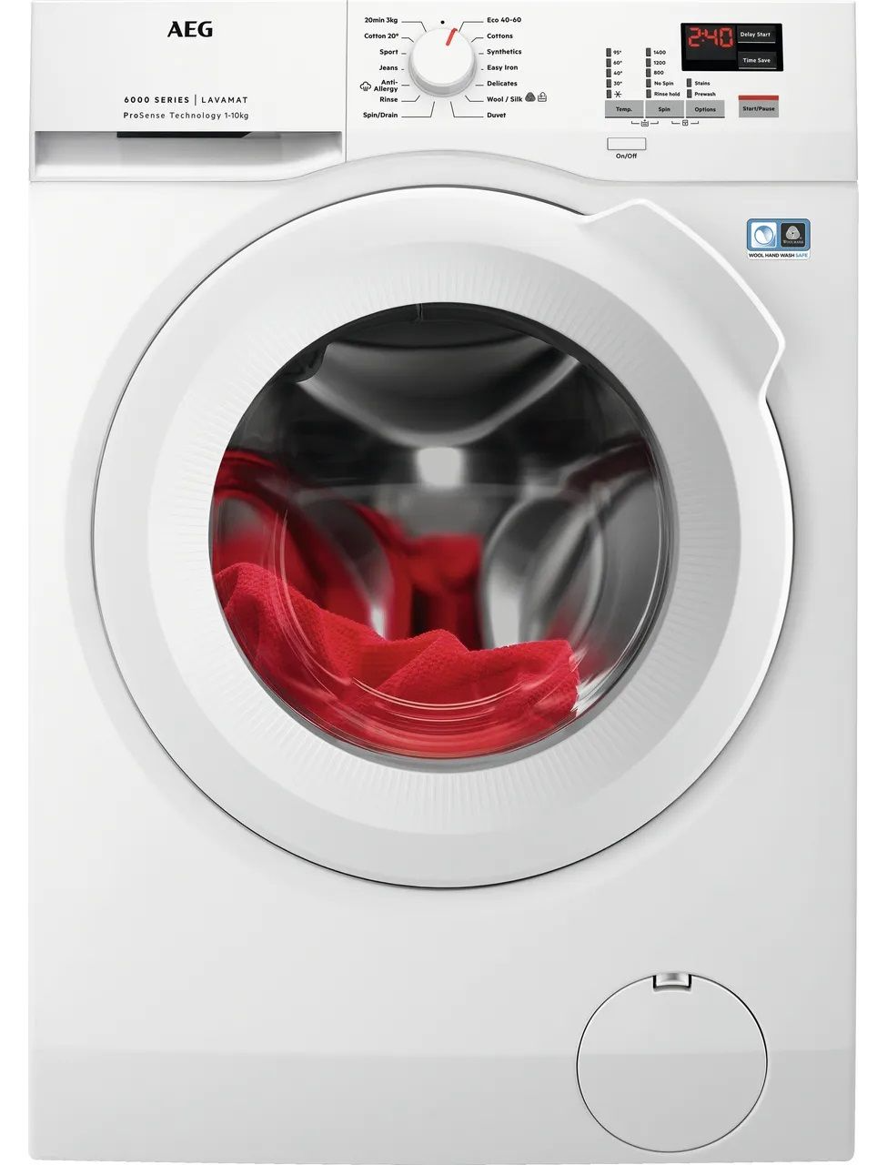 AEG 6000 Series L6FBK941B 9kg 1400rpm Washing Machine – Renew 2 U