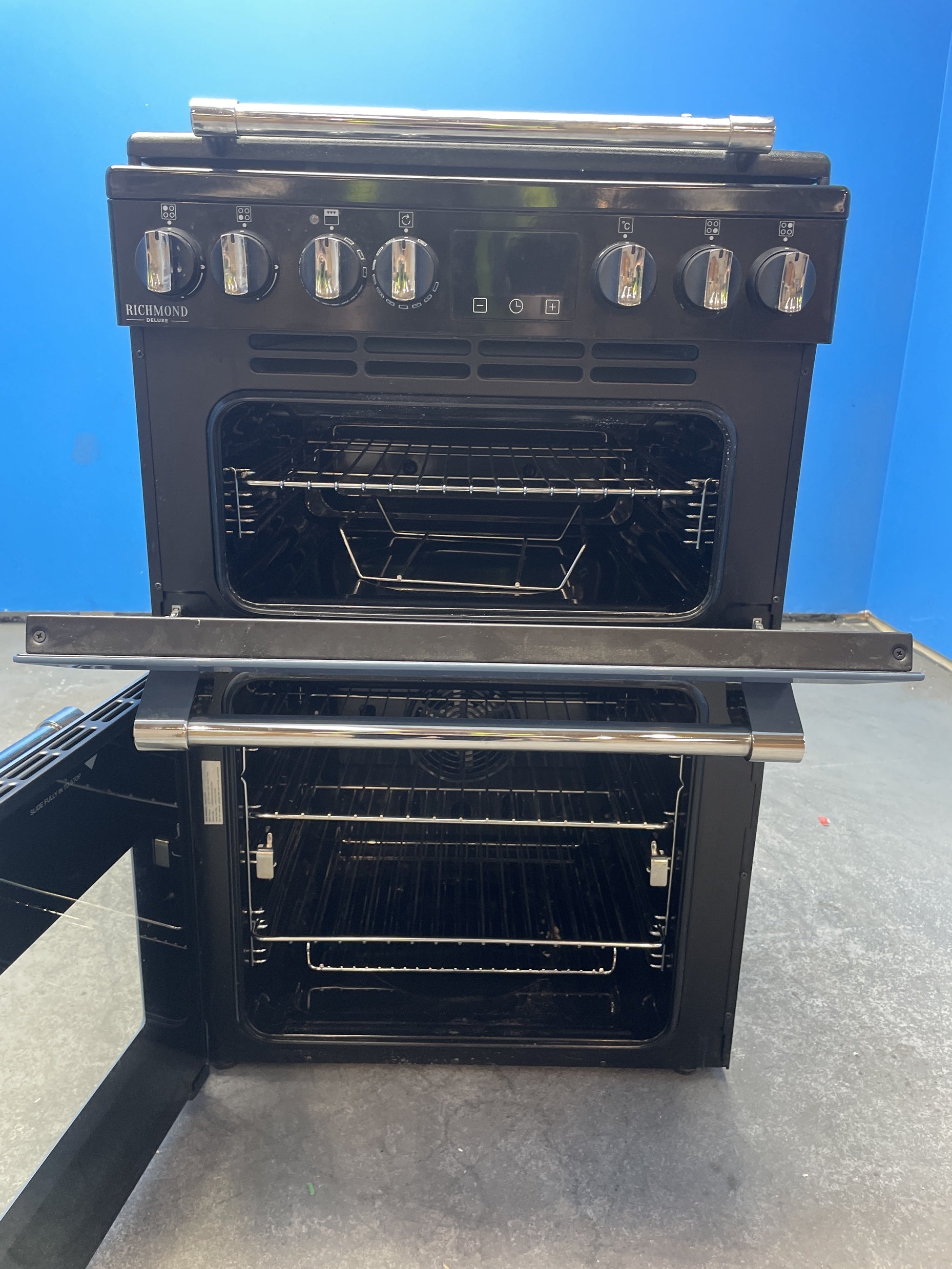 #GRC-159-434 - Stoves 60DF Richmond Deluxe 60cm Dual Fuel Cooker