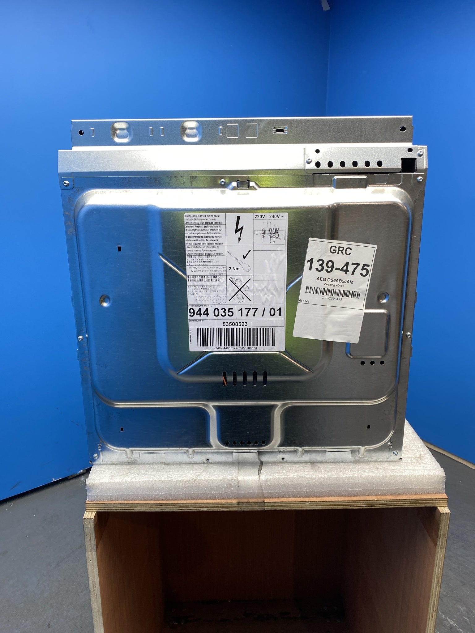 AEG 6000 SenseCook OS6AB50AM Built-In Single Oven