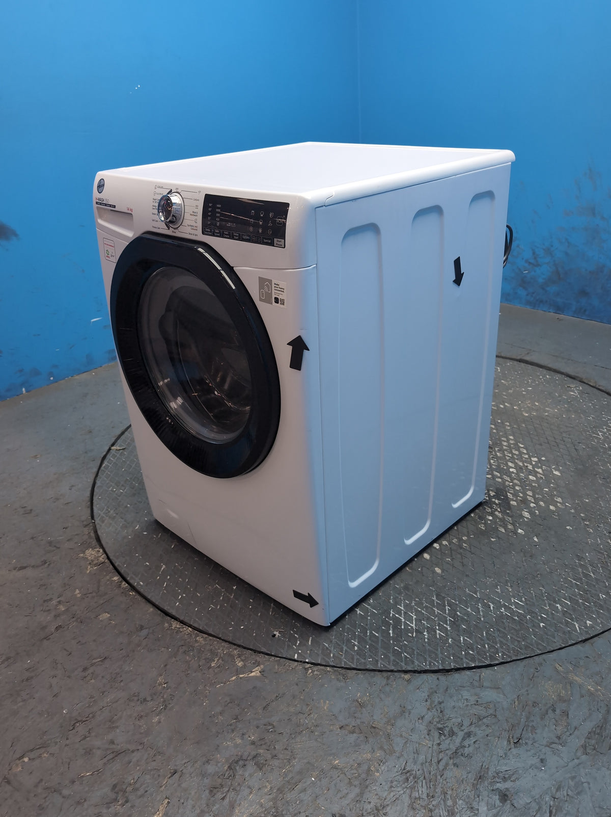 #GRC-164-390 - Hoover H-WASH 350 14kg 1400rpm Washing Machine – Quick Wash, White