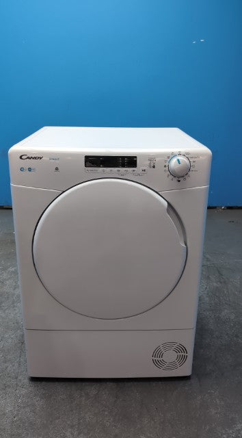 #GRC-163-002 - Candy Smart 10kg Condenser Tumble Dryer – Sensor Drying, White, G Energy Rating