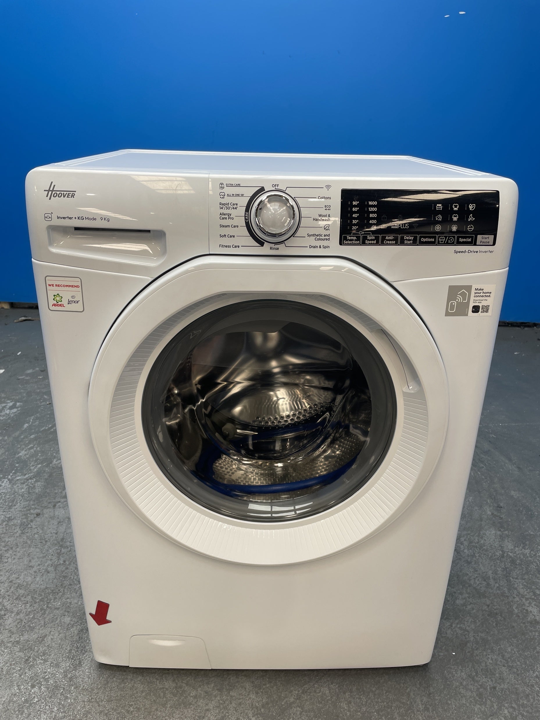 #GRC-159-600 - Hoover H-WASH 350 H3WPS696TAM6-80 9kg 1600rpm Washing Machine