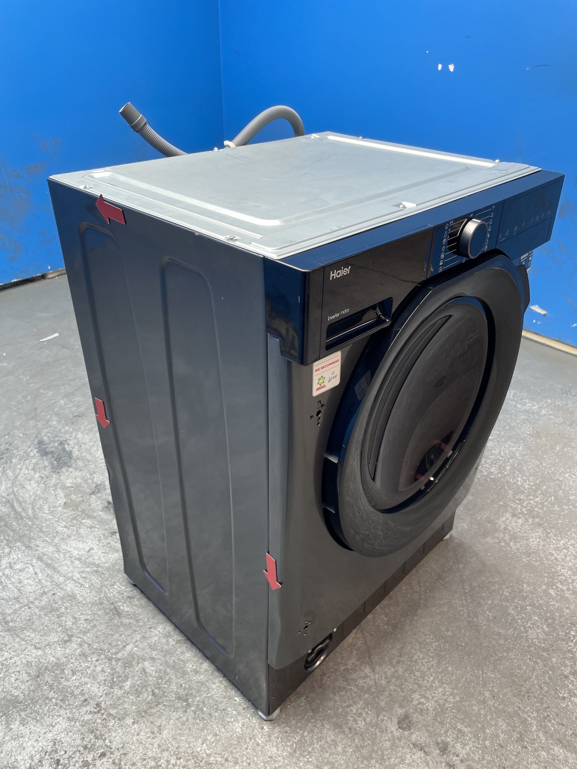 #GRC-163-443 - Haier Integrated Washer Dryer – 9kg Wash, 6kg Dry, 1600rpm, WiFi Connected, Grey