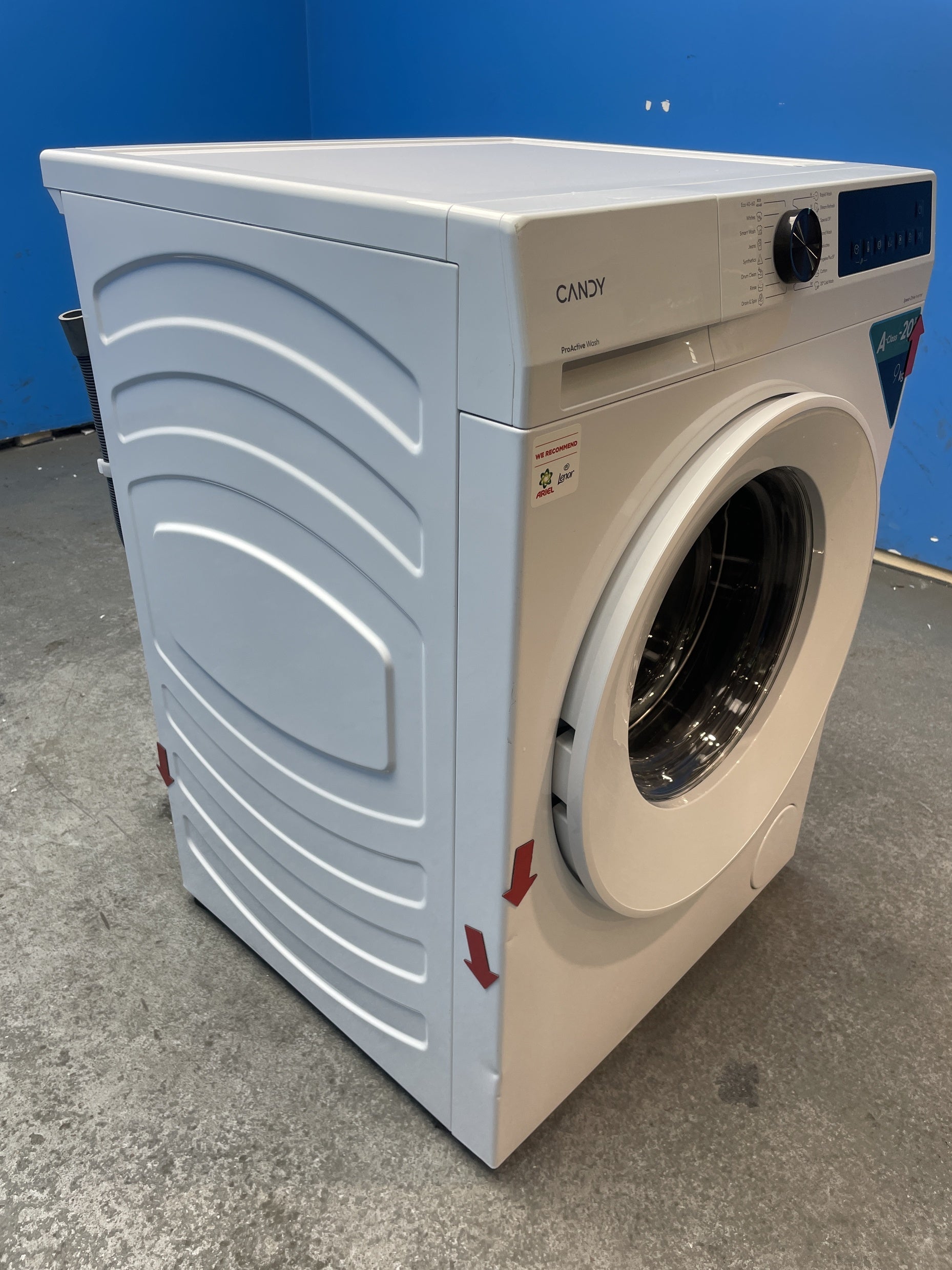 #GRC-158-375 - Candy Quick Pro GD 498-80 9kg 1400rpm Washing Machine