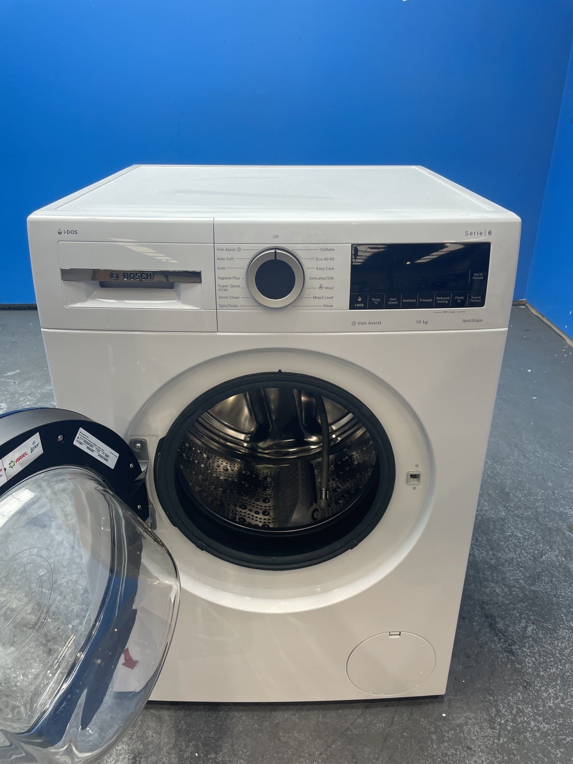 #GRC-163-729 - Bosch Series 6 Freestanding Washing Machine – 10kg, 1400rpm, i-DOS Auto Dosing