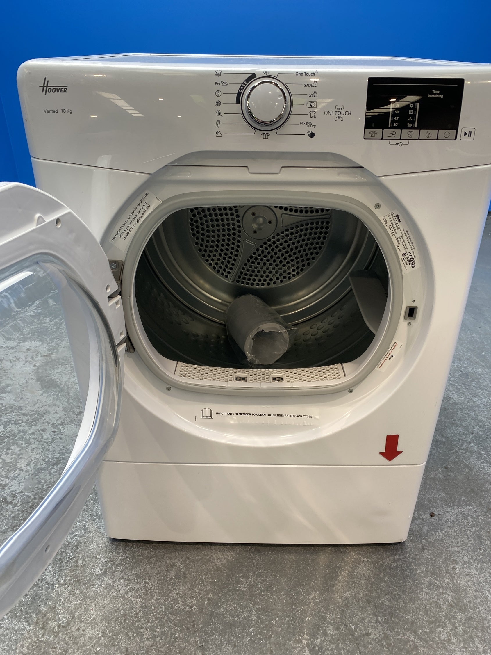 #GRC-157-677 - Hoover HLE V10DG-80 10kg Vented Tumble Dryer