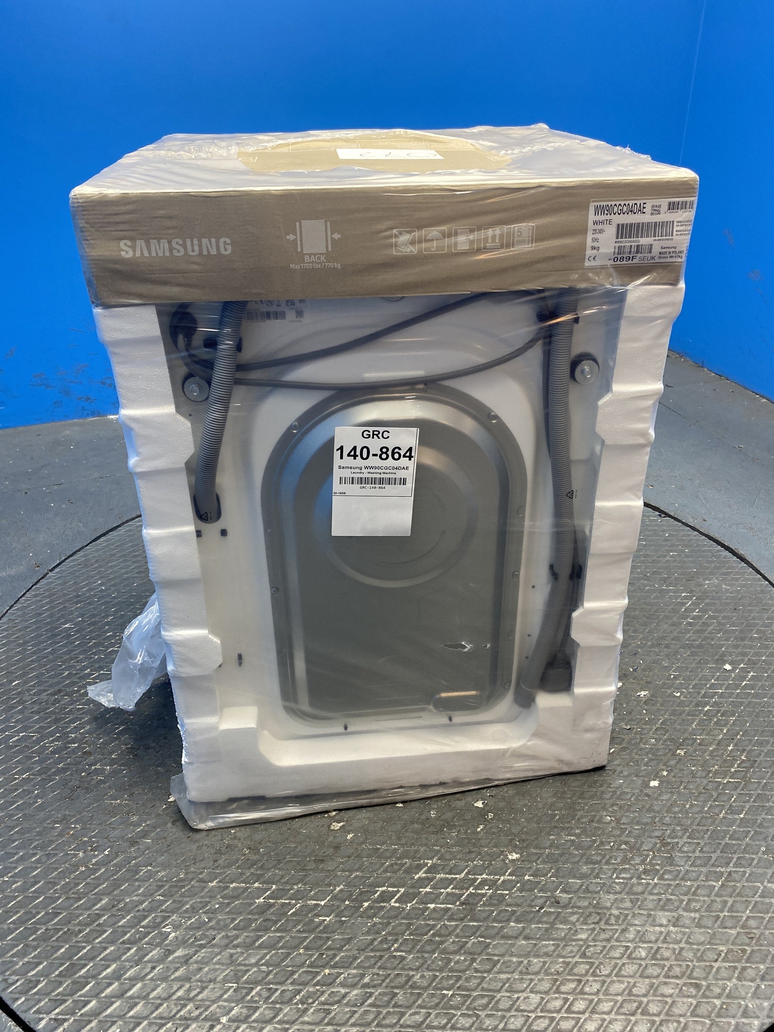 Samsung Series 5 WW90CGC04DAE 9kg 1400rpm Ecobubble Washing Machine