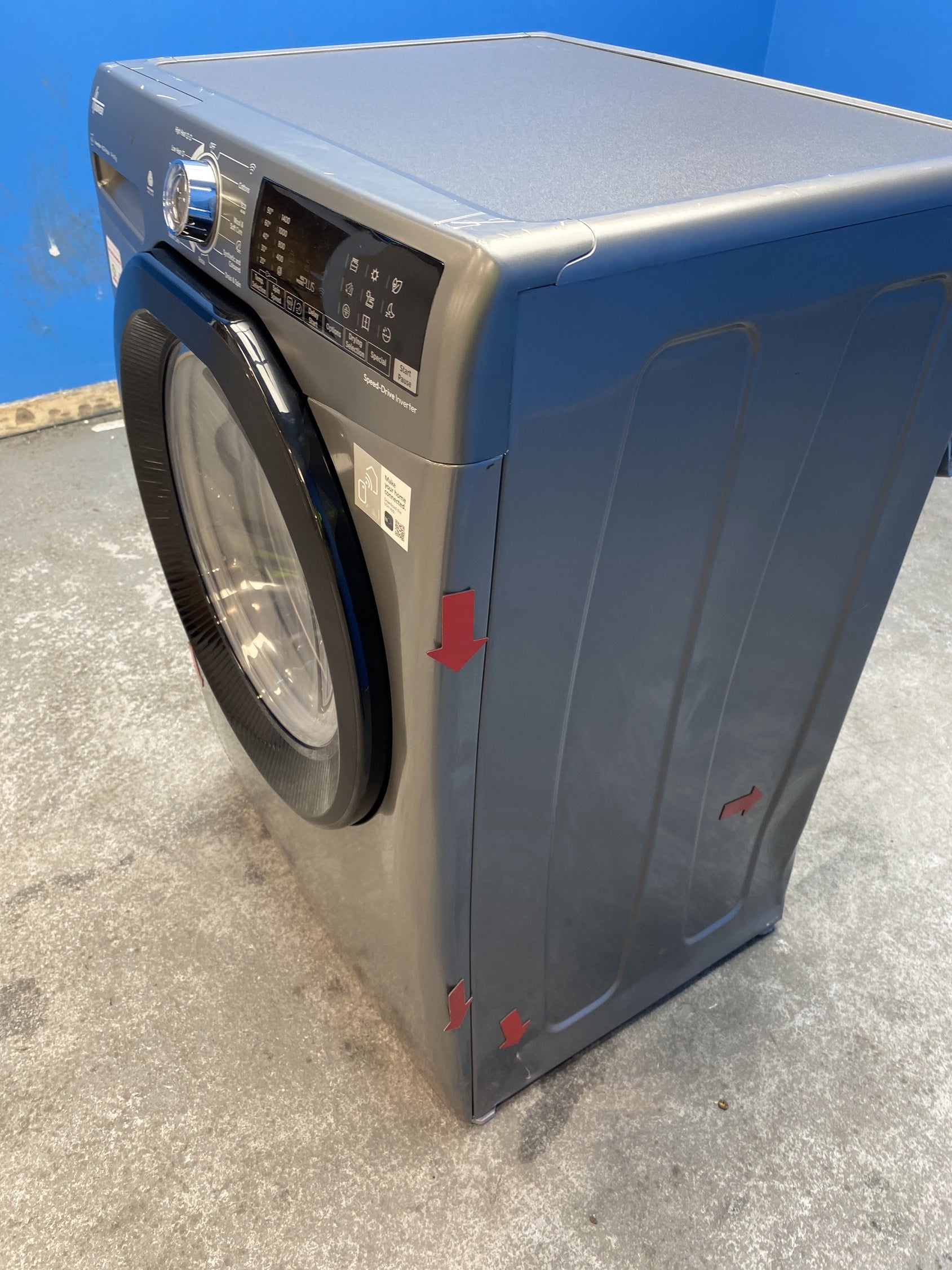 #GRC-157-946 - Hoover H3DPS4966TAMBR80 9kg / 6kg 1400 Spin Washer Dryer