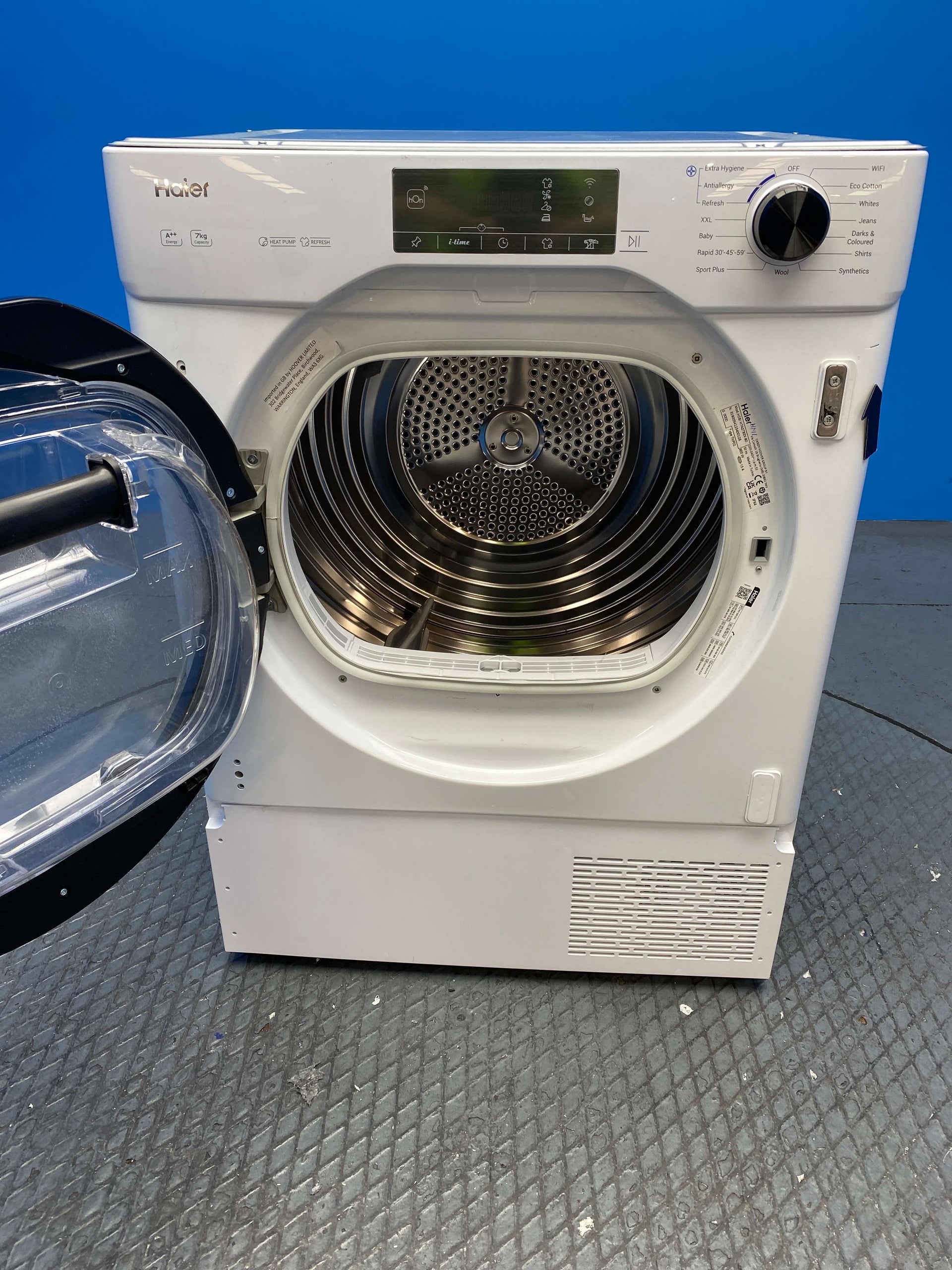 Haier Series 6 HDBIH7A2TBEX Integrated 7kg Heat Pump Tumble Dryer