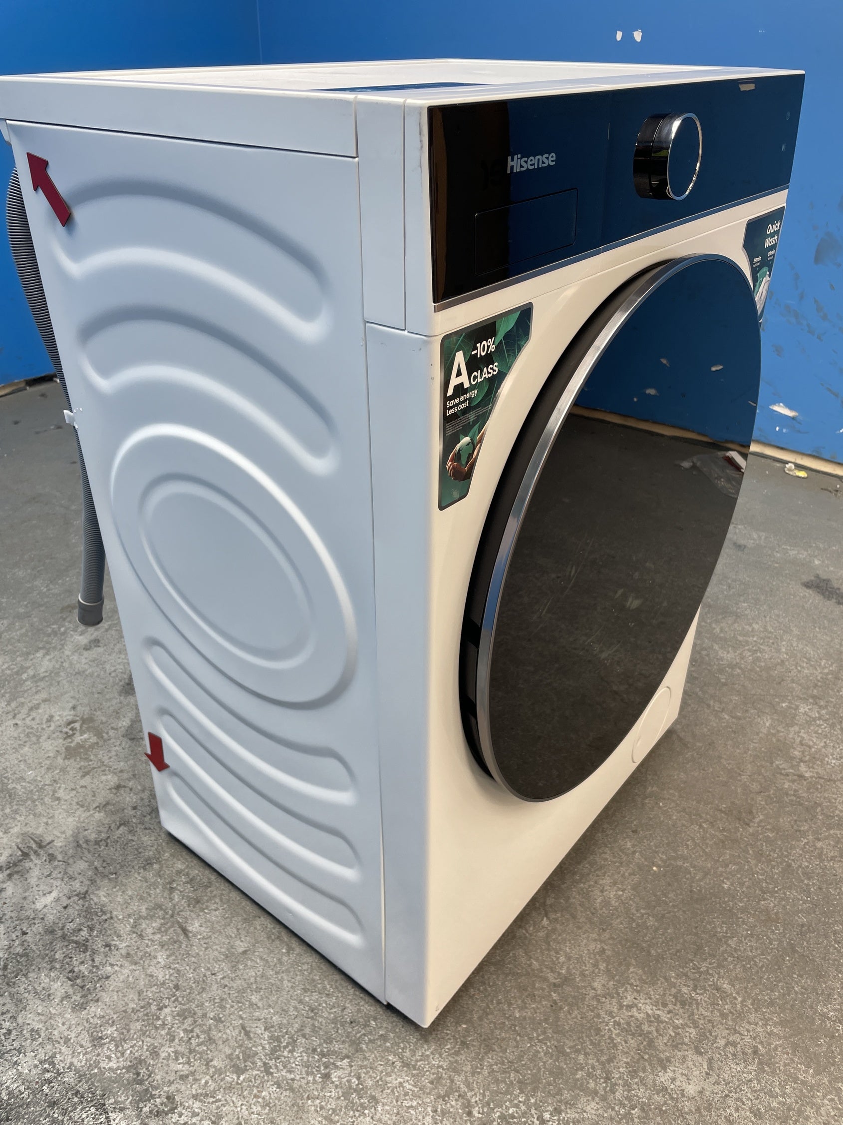 #GRC-157-809 - Hisense WF5I9043BWFS 9kg 140rpm KitchenFit Washing Machine