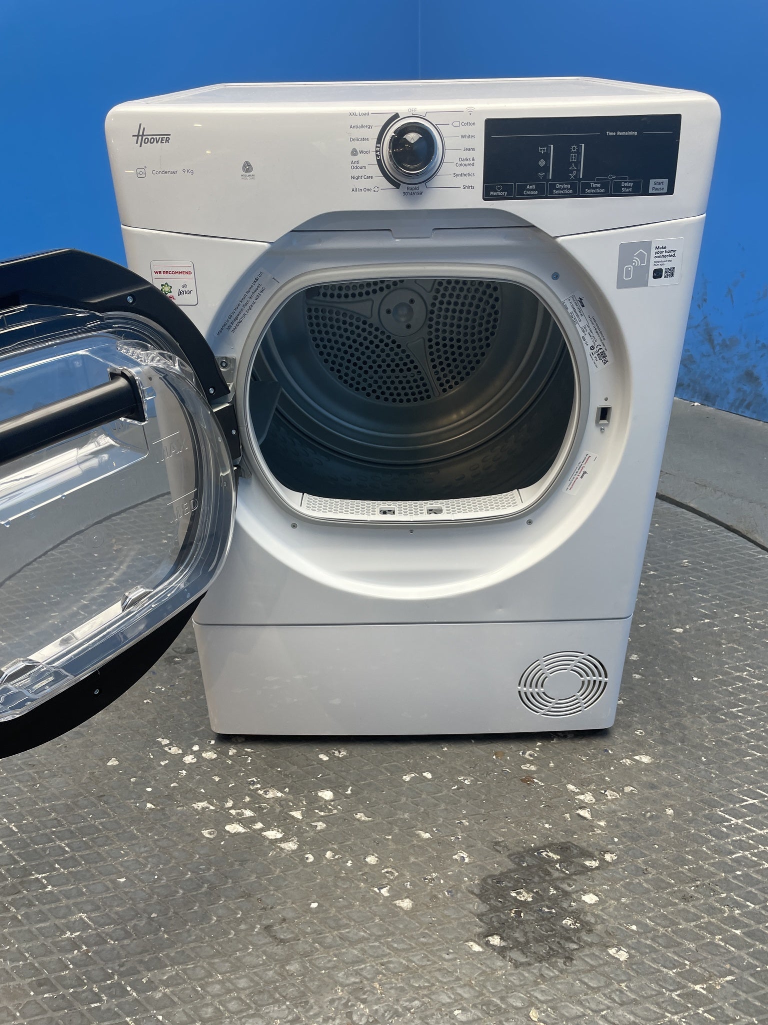 Hoover H-DRY 350 HREC9TBE-80 9kg Condenser Tumble Dryer