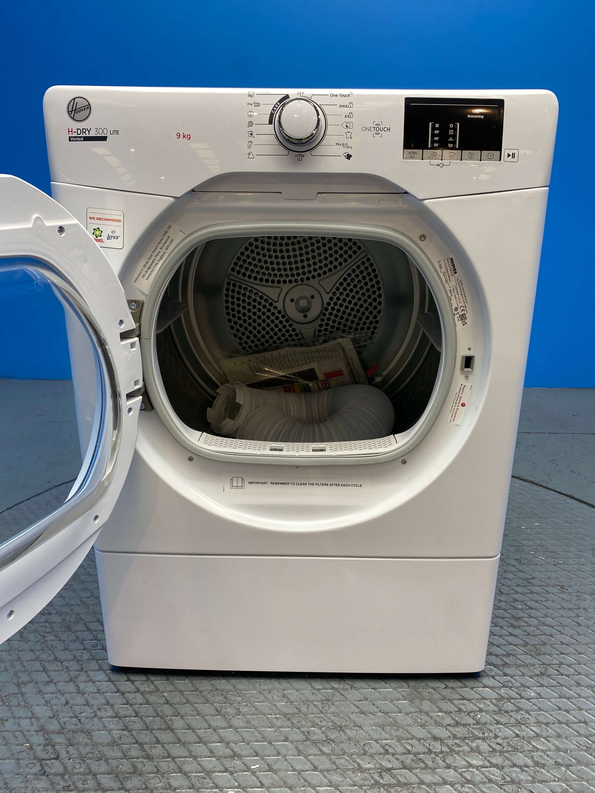 Hoover HLEV9DG 9kg Vented Tumble Dryer