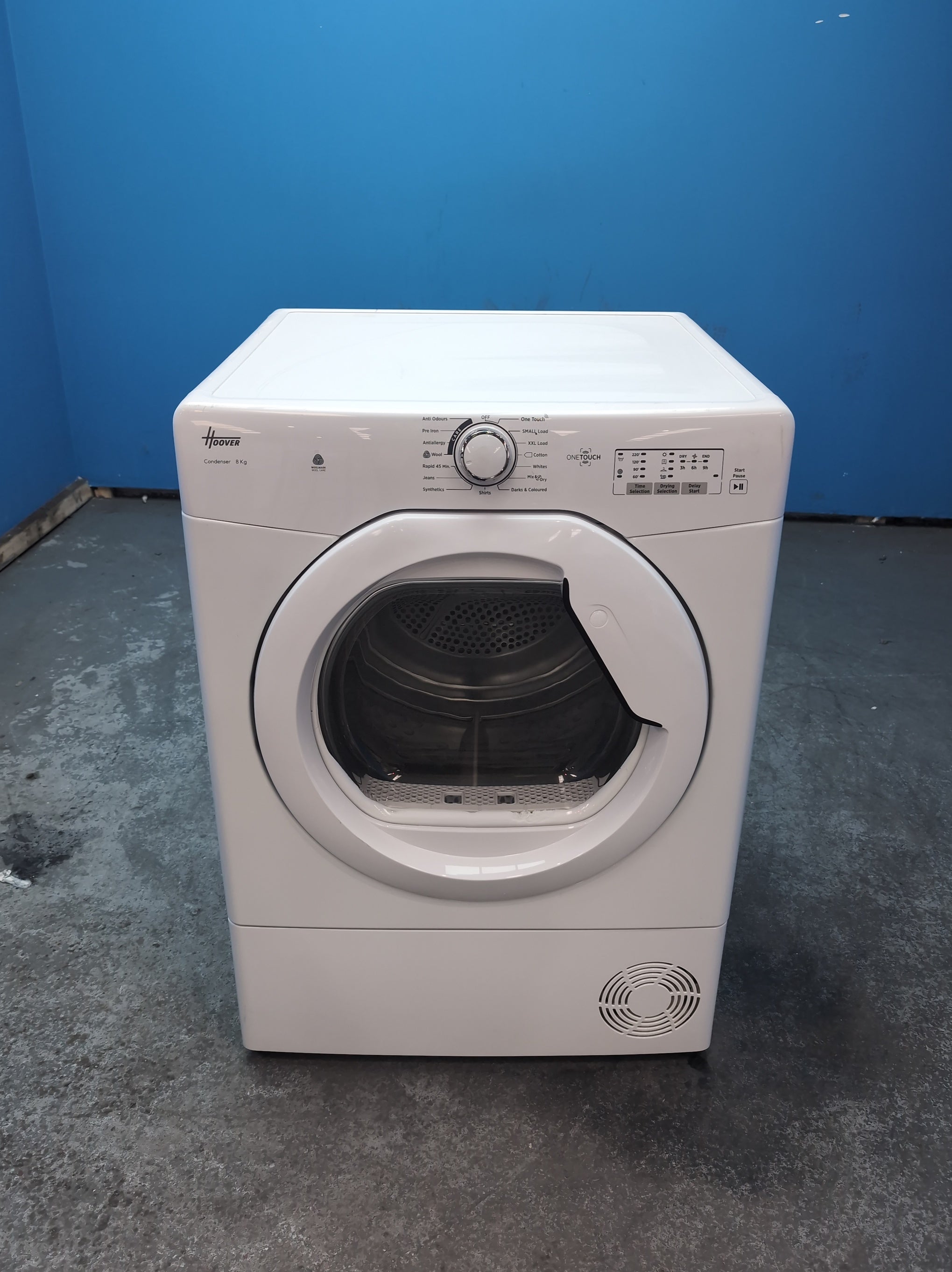 #GRC-162-772 - Hoover 8kg Condenser Tumble Dryer – WiFi Connected, White, B Energy Rating