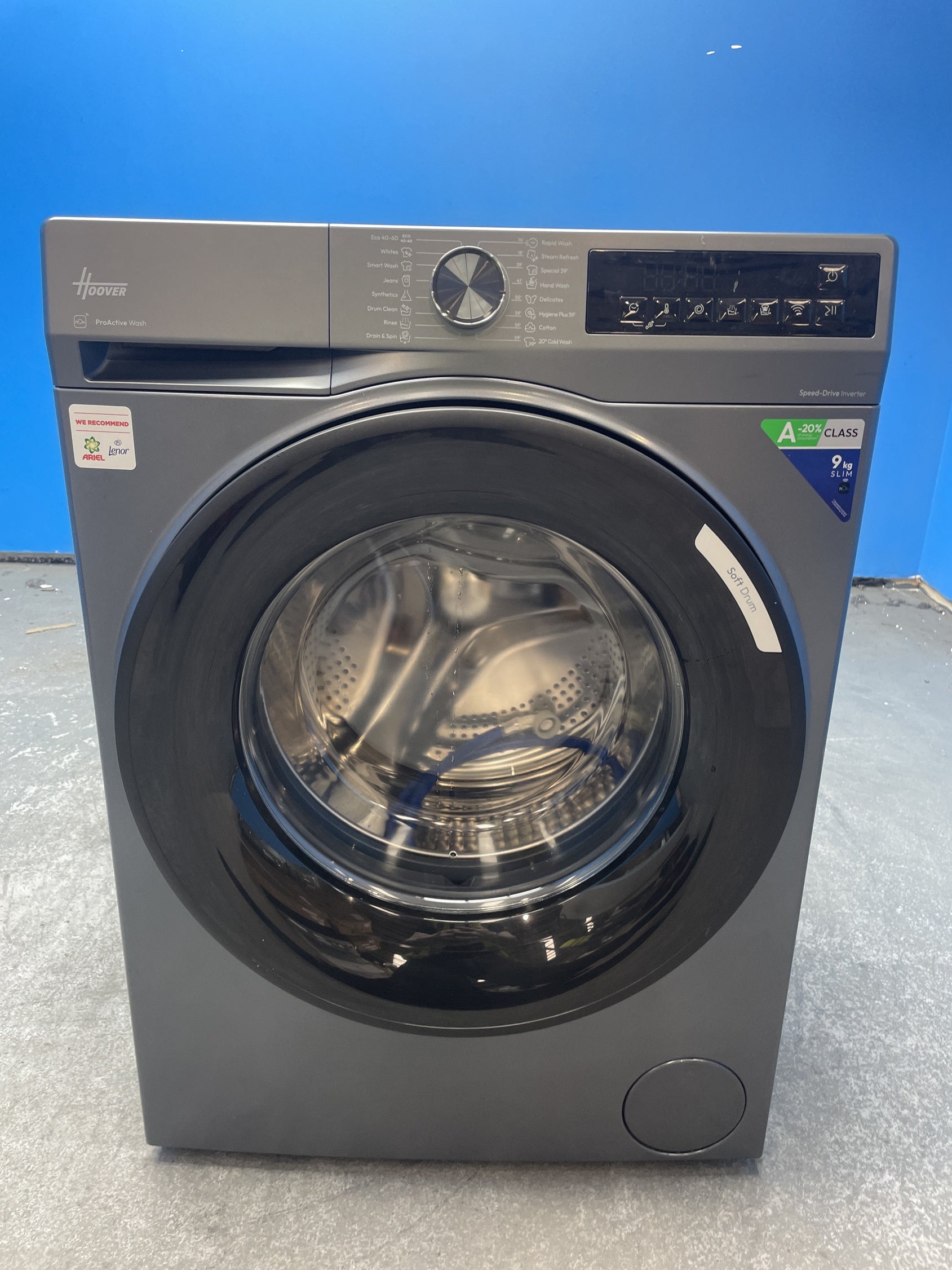 #GRC-159-524 - Hoover Pro Wash Series 3 HBR 49SBL8G-80 9kg 1400 rpm Washing Machine
