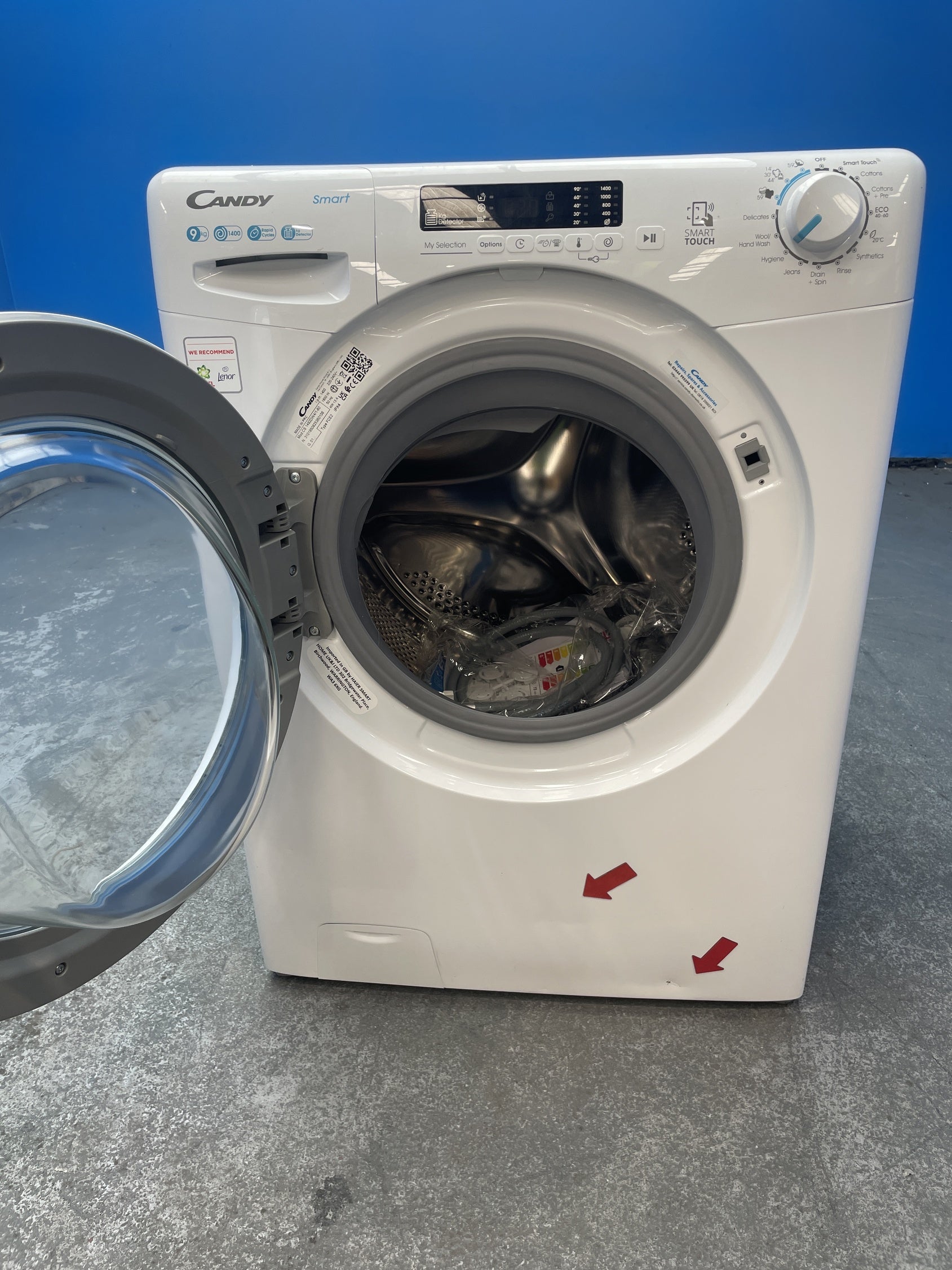 #GRC-157-165 - Candy CS 1492DW4/1-80 9kg 1400 Spin Washing Machine