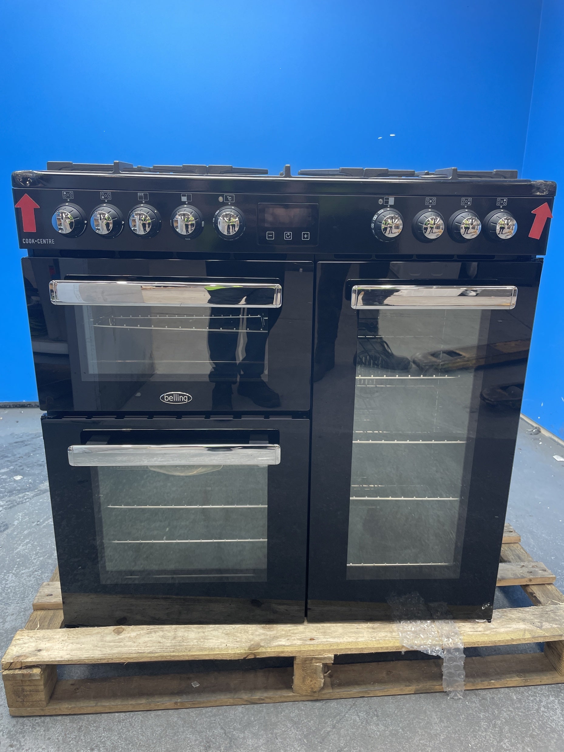 #GRC-159-448 - Belling Cookcentre 90DF 90cm Dual Fuel Range Cooker