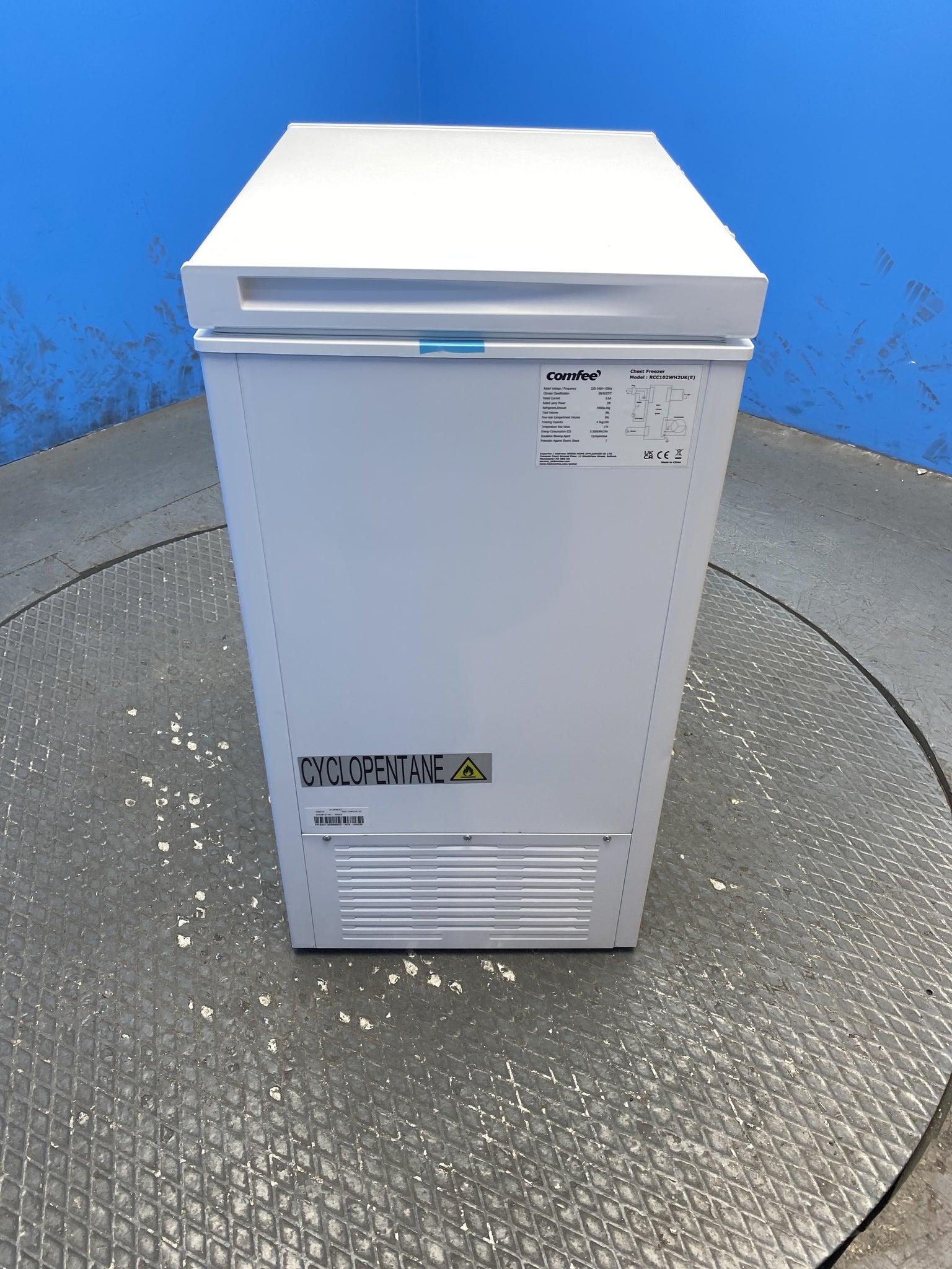 COMFEE RCC102WH2UK(E) 99L Dual Mode & Inverter Chest Freezer