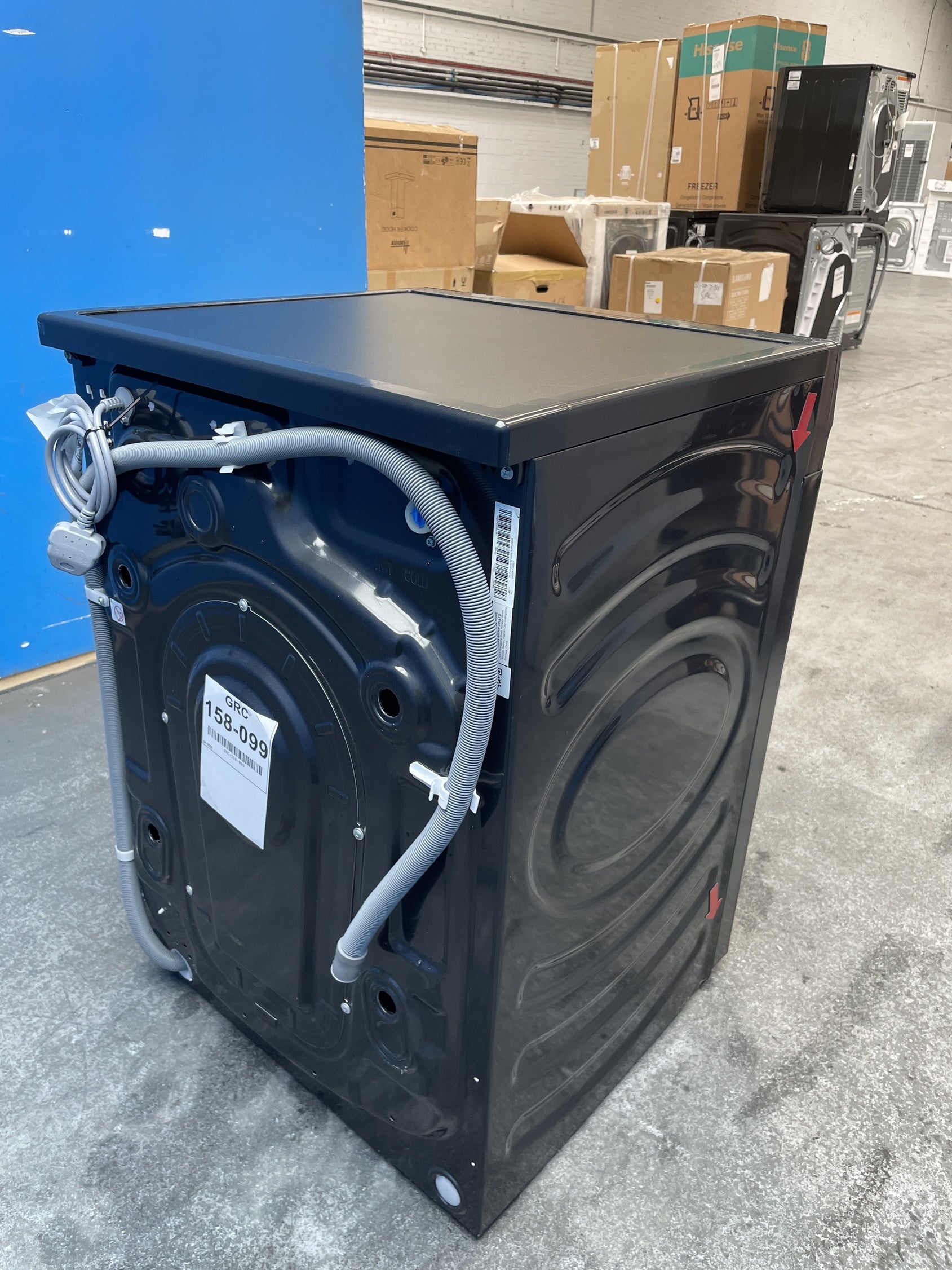 #GRC-158-099 - Hisense WF5S1045BB 10.5kg 1400 Spin Washing Machine