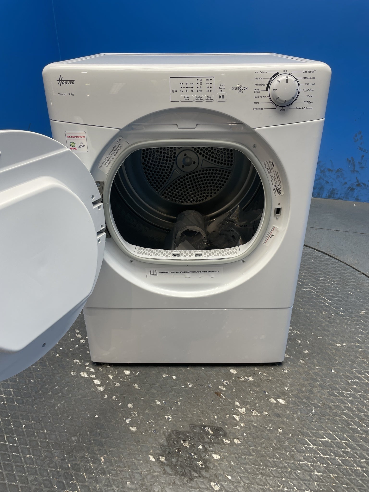 Hoover HLEV9LF 9kg Vented Tumble Dryer