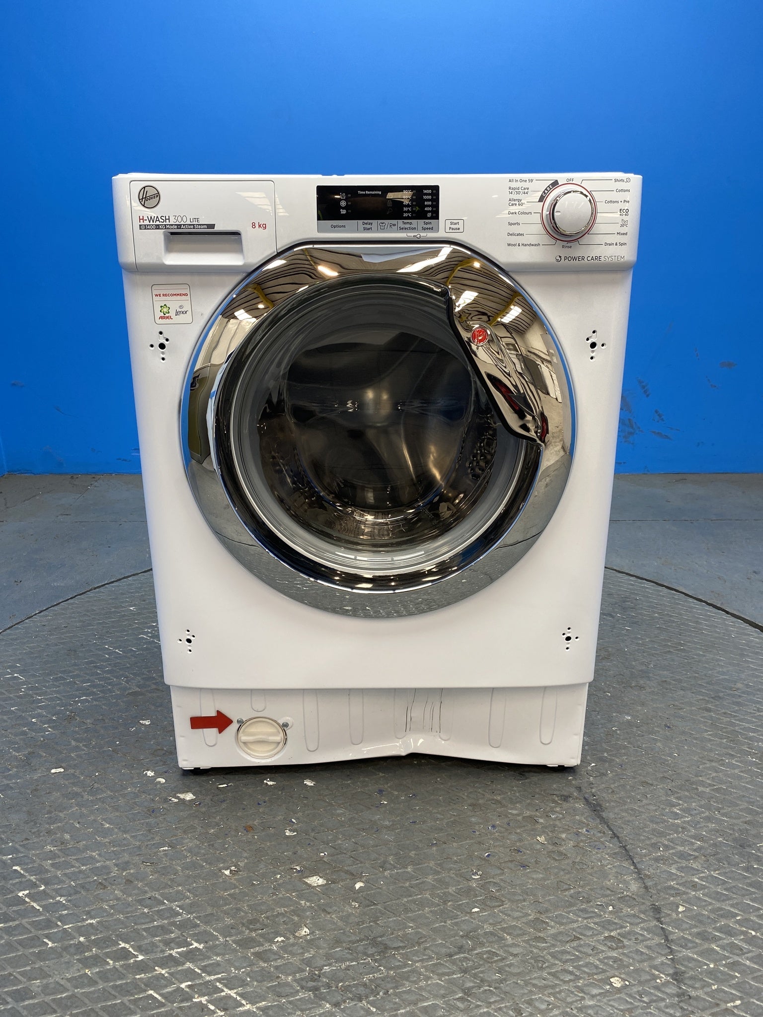 Hoover HBWS48D2ACE Integrated 8kg 1400 Spin Washing Machine