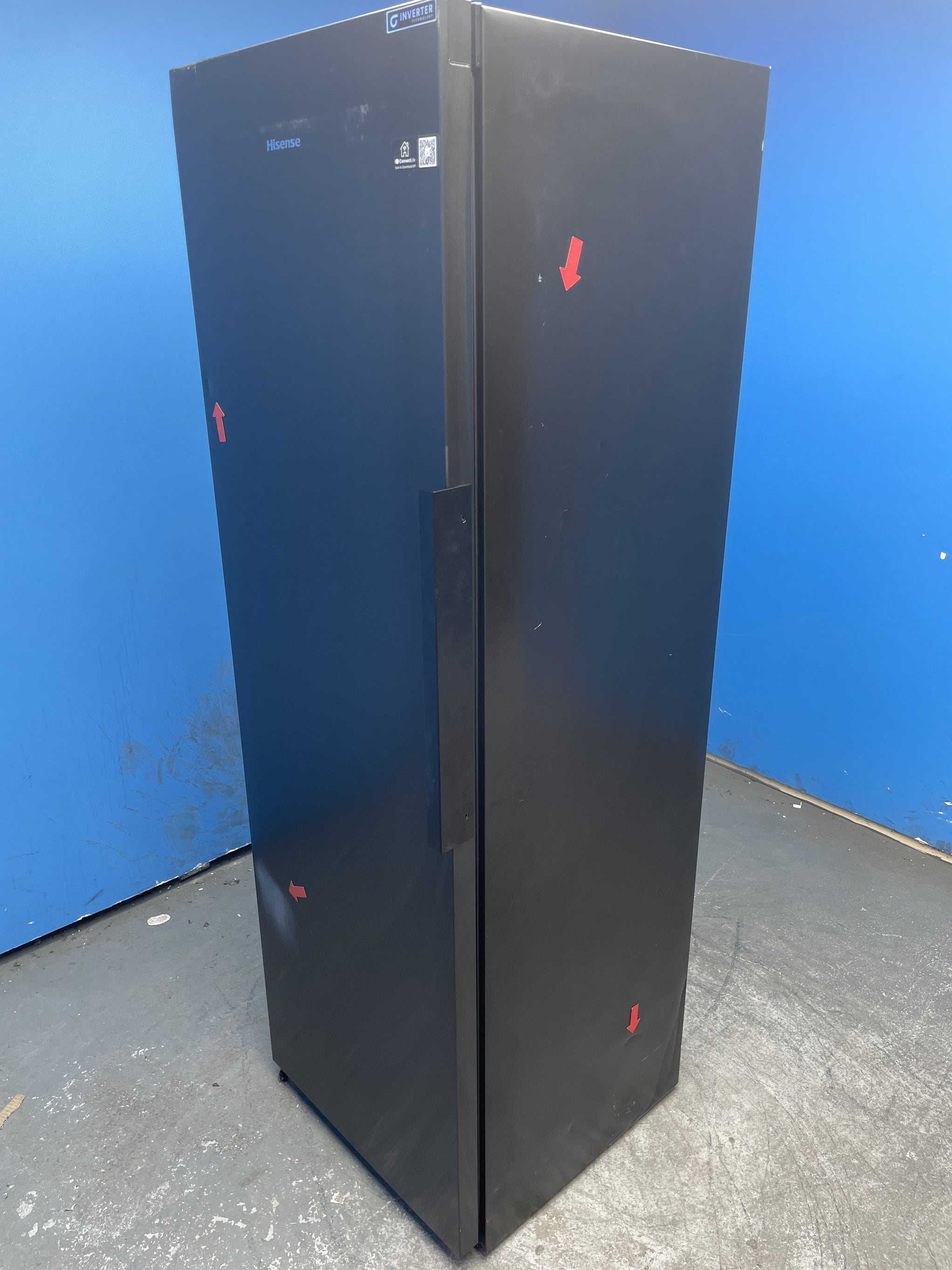 #GRC-157-500 - Hisense FT5K310GSFC KitchenFit No Frost Tall Upright Freezer