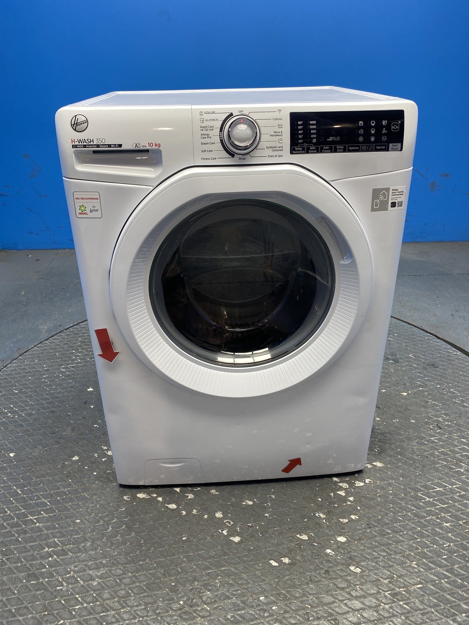Hoover H3WPS4106TM6 10kg 1400 Spin Washing Machine