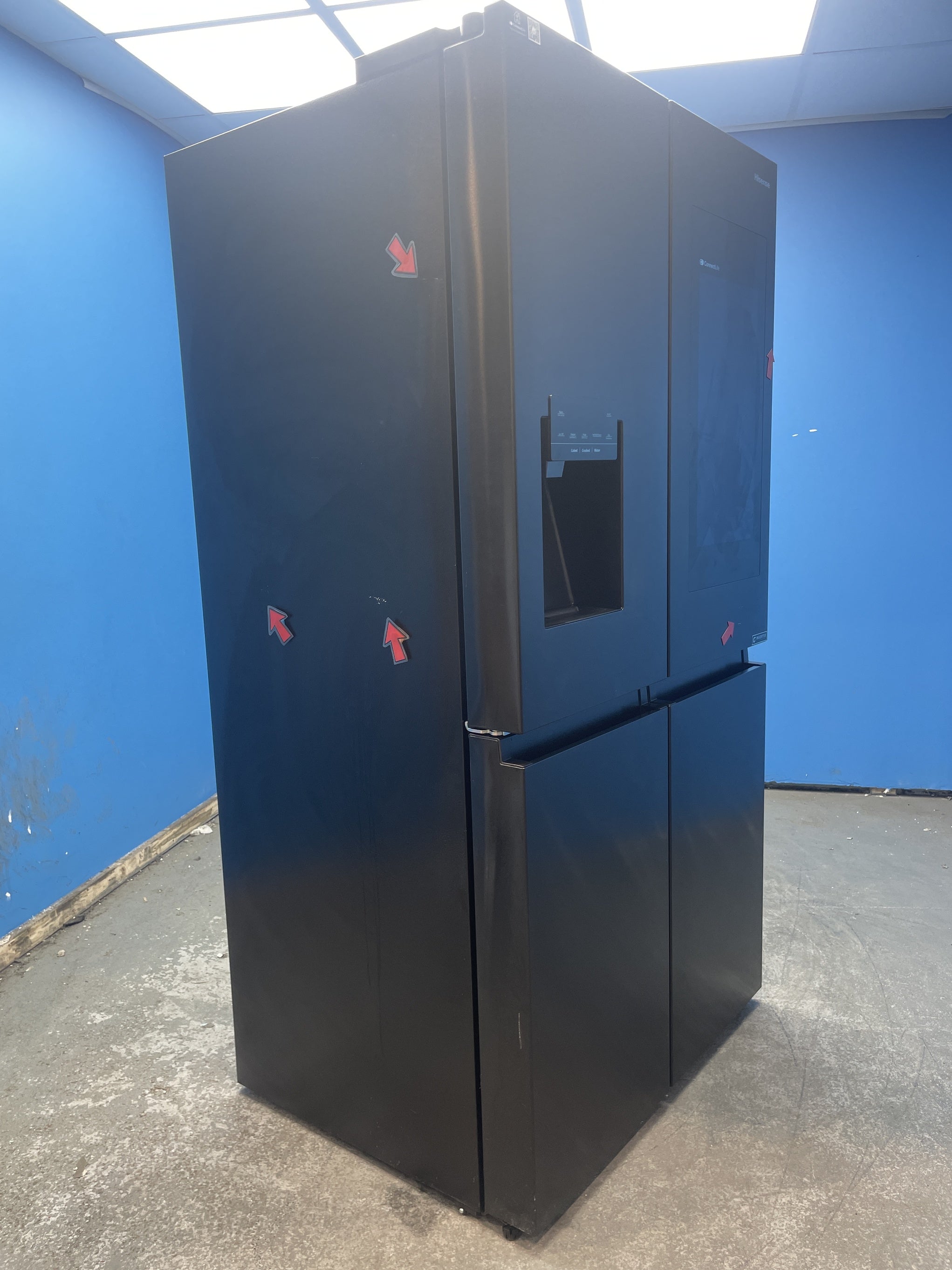 #GRC-158-134 - Hisense PureFlat RQ760N4IFE American Style Fridge Freezer