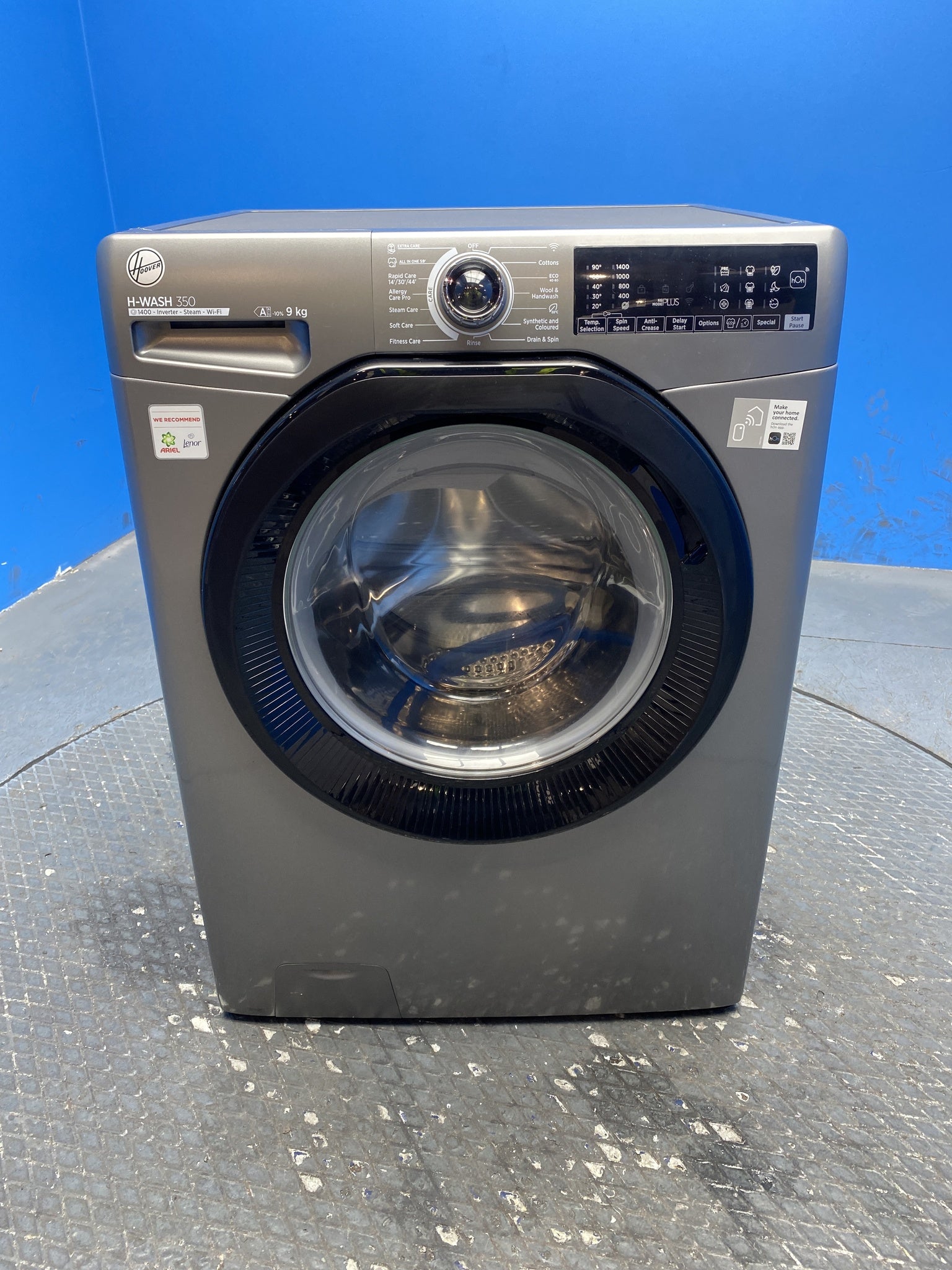 Hoover H3WPS496TAMBR680 9kg 1400 Spin Washing Machine