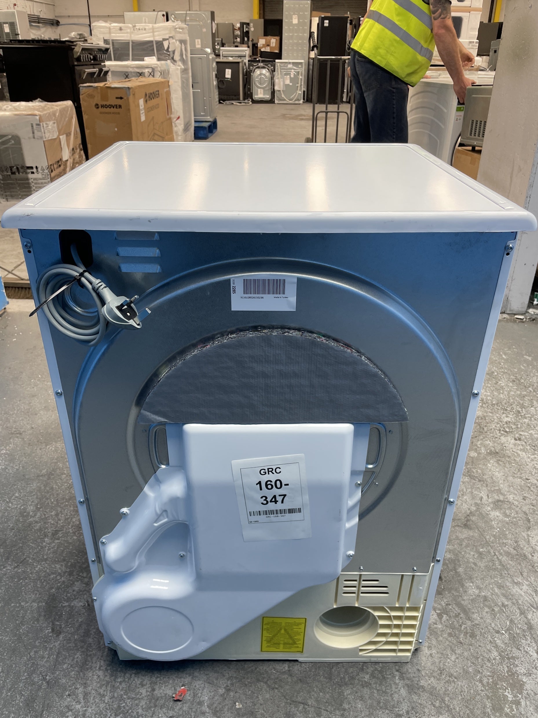 #GRC-160-347 - Hoover HLE V9DG-80 9kg Vented Tumble Dryer