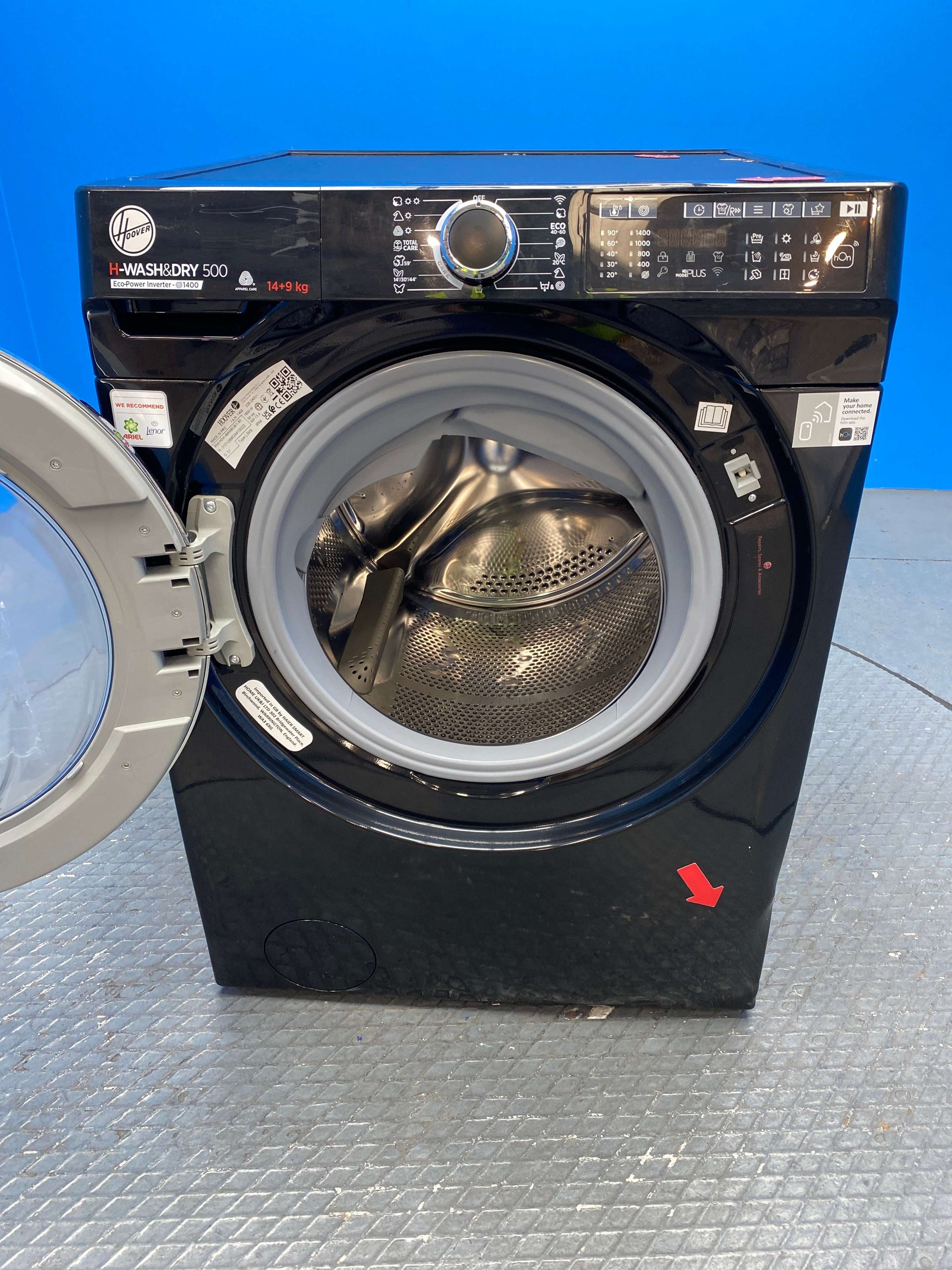 Hoover HD4149AMBCB 14kg / 9kg 1400 Spin Washer Dryer