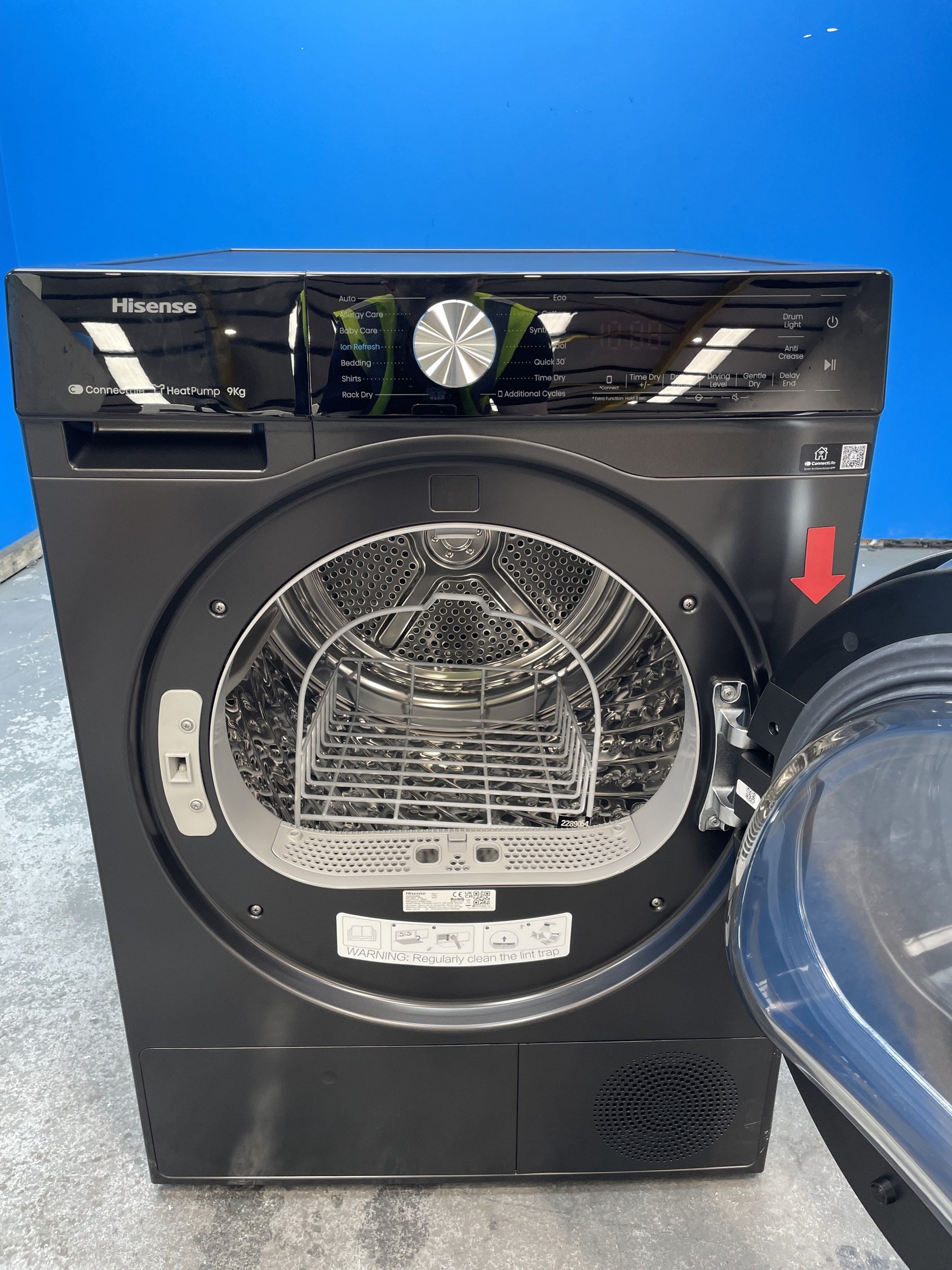 #GRC-159-626 - Hisense DH5S902BB 9kg Heat Pump Tumble Dryer
