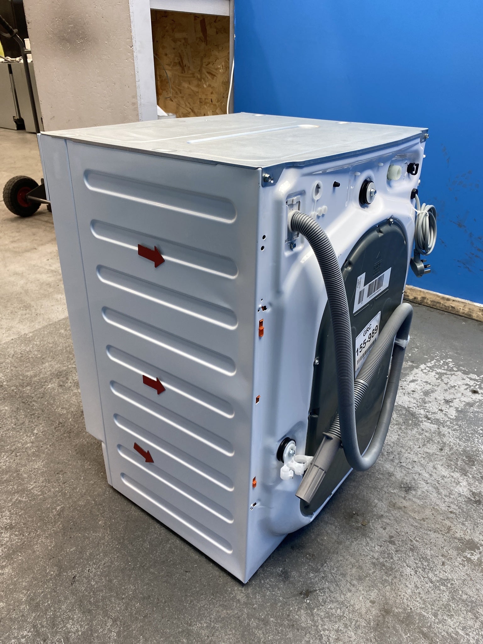 #GRC-155-989 - AEG 8000 PowerCare L8WE84636BI 8/4kg 1600rpm Integrated Washer Dryer