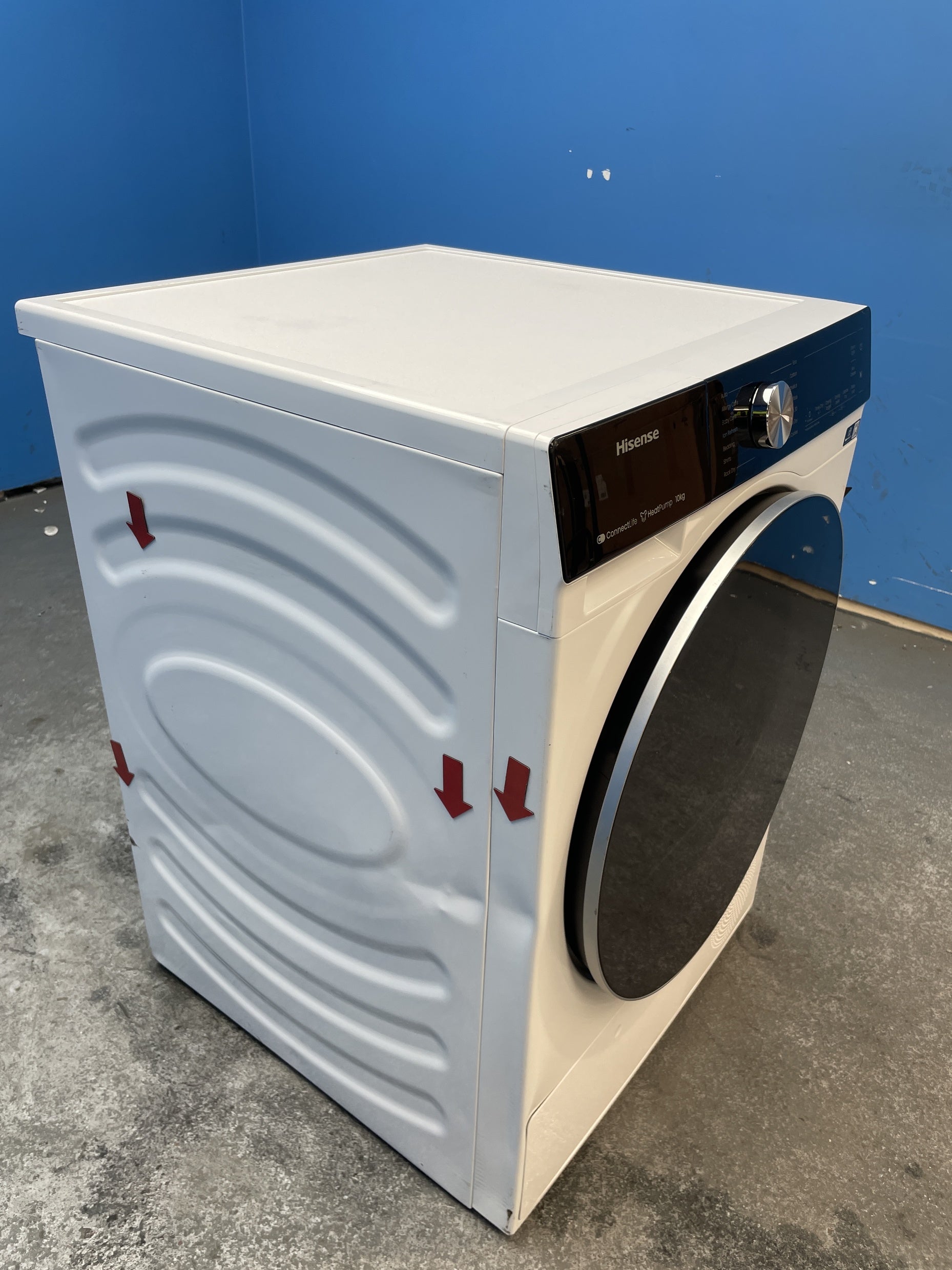#GRC-158-082 - Hisense DH5S102BW 10kg Heat Pump Tumble Dryer