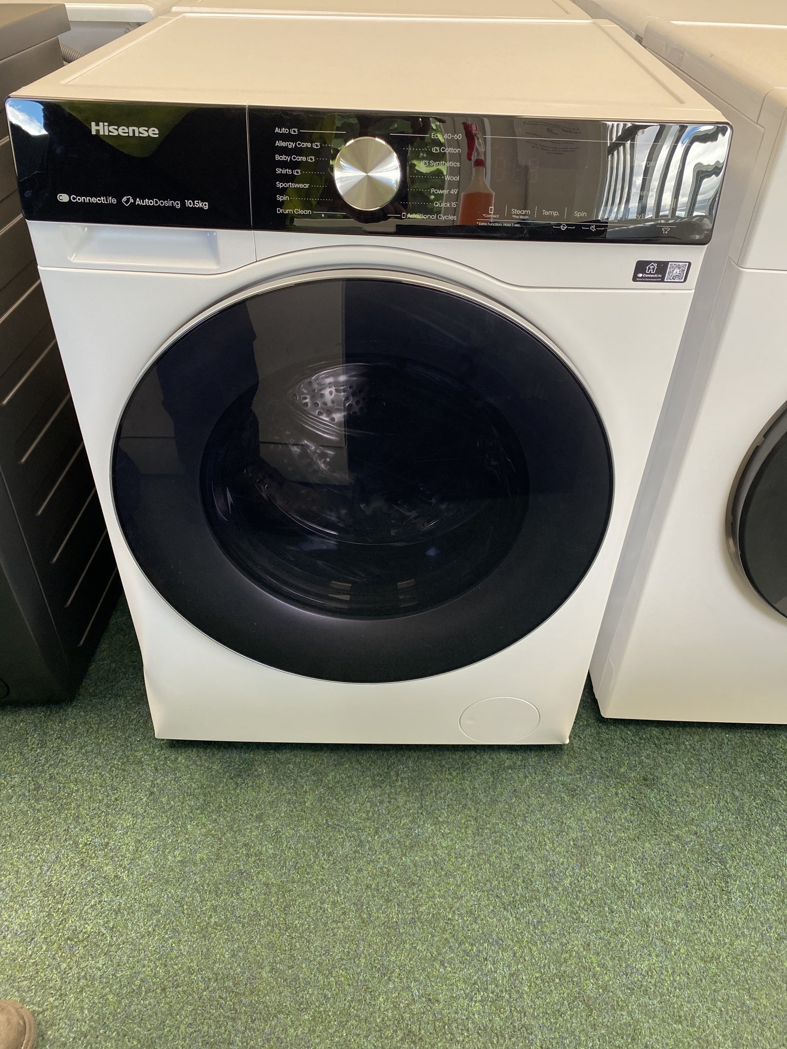 #GRC-145-191 - Hisense WF5S1045BW 10.5kg 1400rpm Auto Dosing Washing Machine