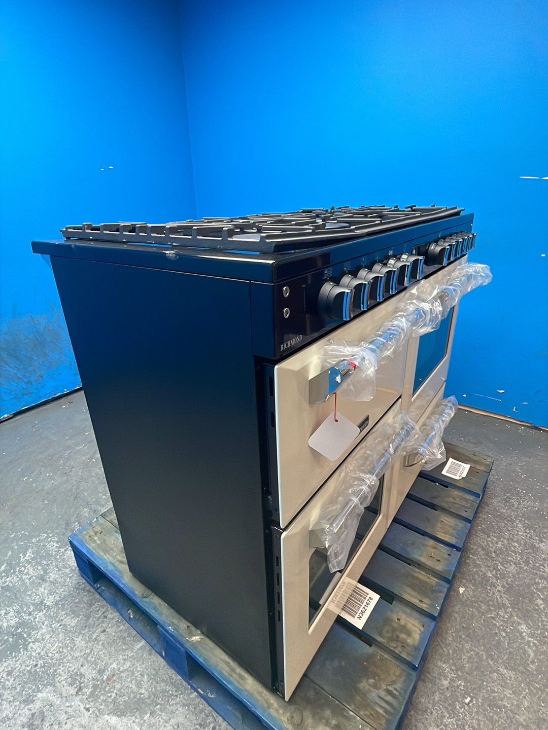 #GRC-164-447 - Stoves Richmond 110cm Quad Oven Dual Fuel Range Cooker – 196L, AirFry, Cream