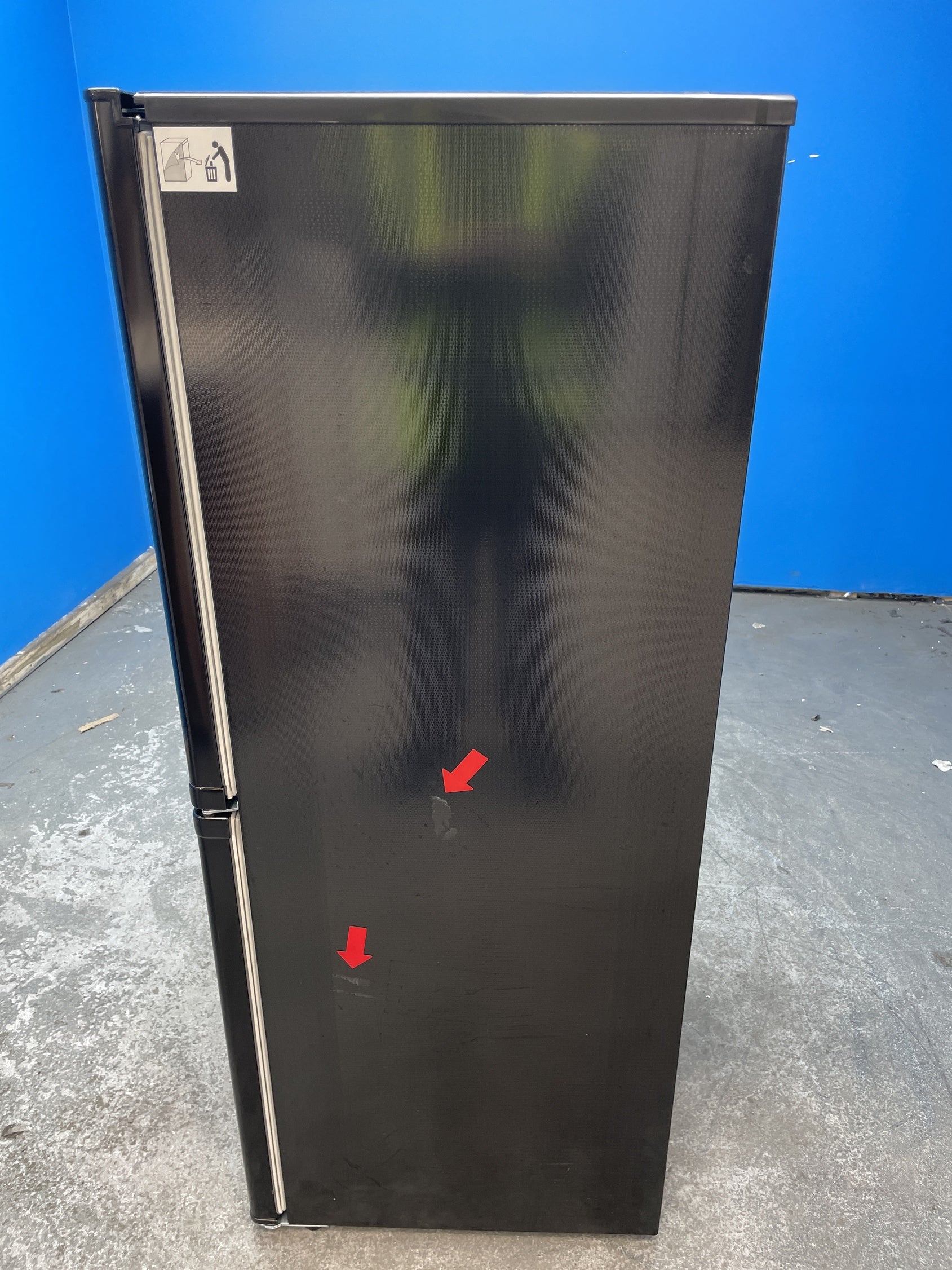 #GRC-157-392 - Candy CCH1S513EBK 185 Litre Combi Fridge Freezer