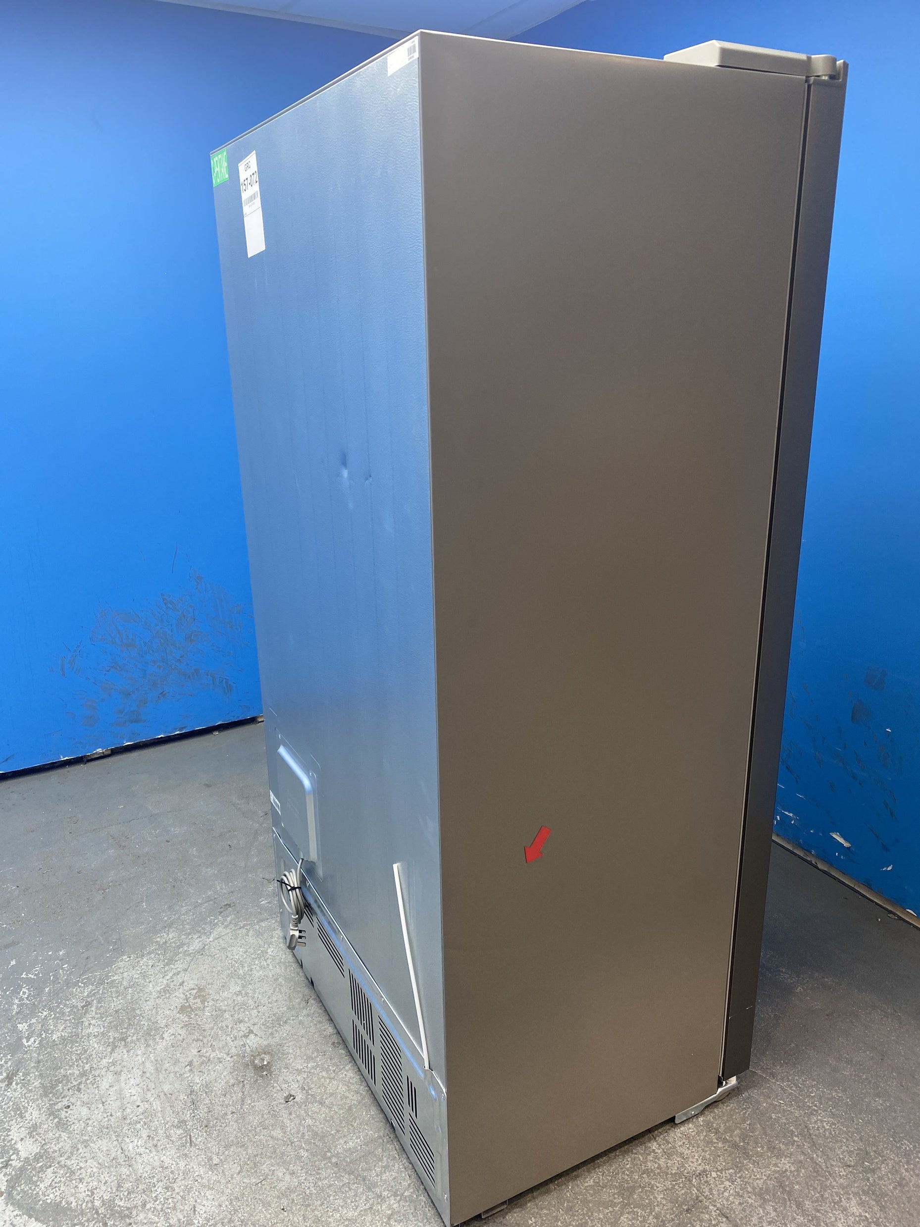 #GRC-157-072 - Hoover HOSR5918EIXK American Style 513 Litre Fridge Freezer