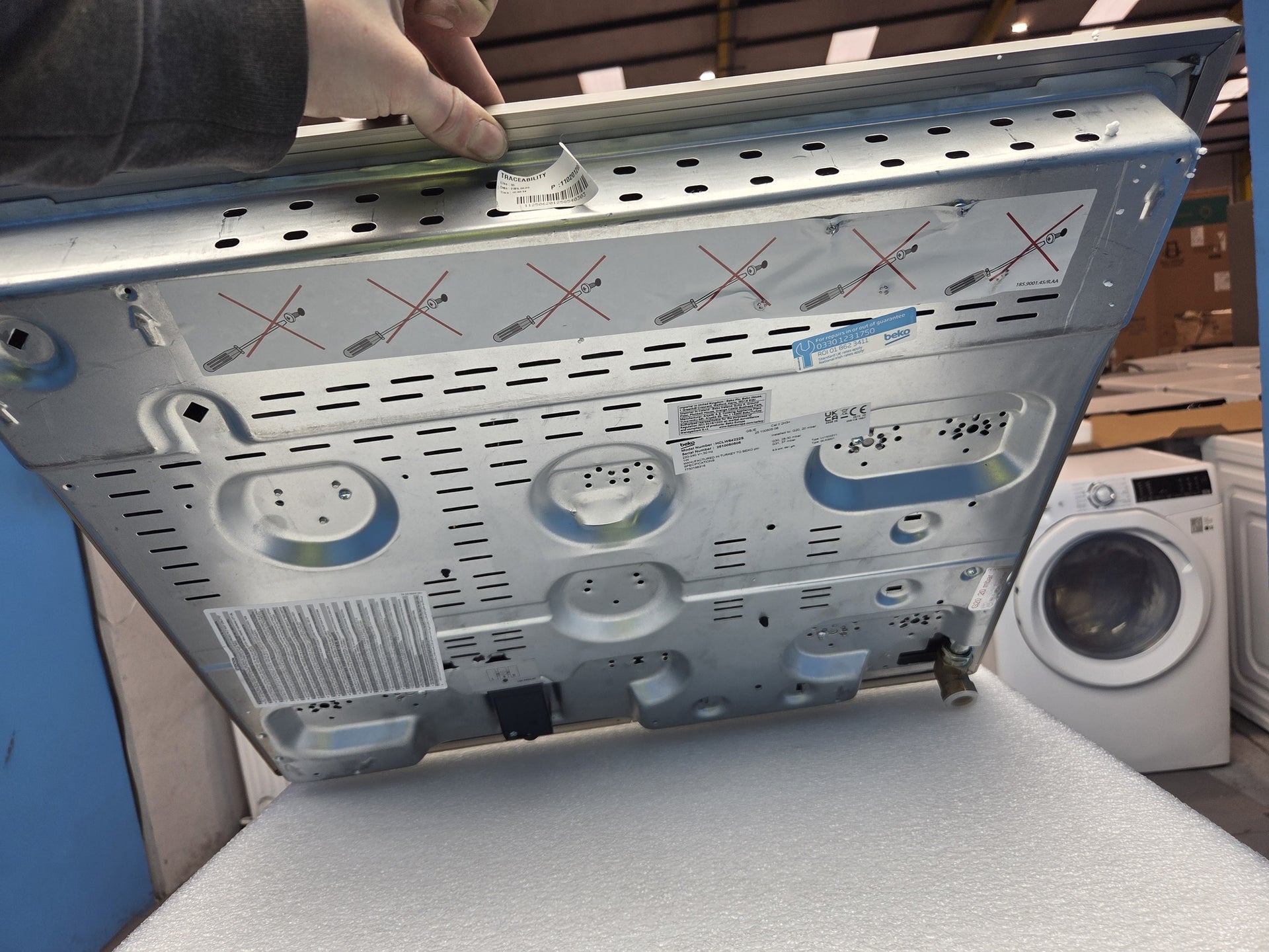 Beko HCLW64222S 4 Zone Glass Finish Gas Hob