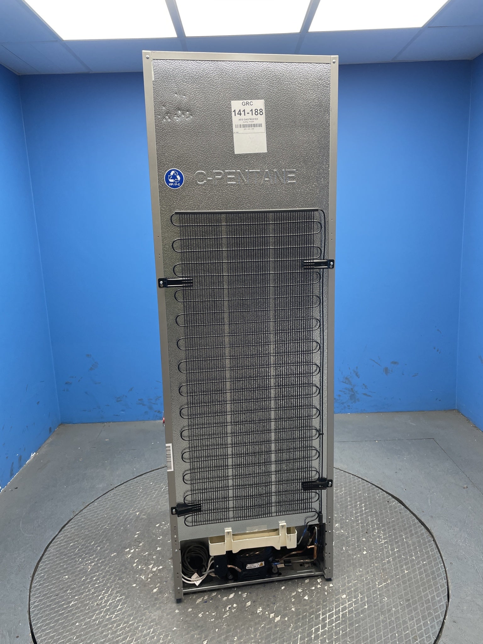 AEG OAG7M281EX 278 Litre Upright No Frost Freezer