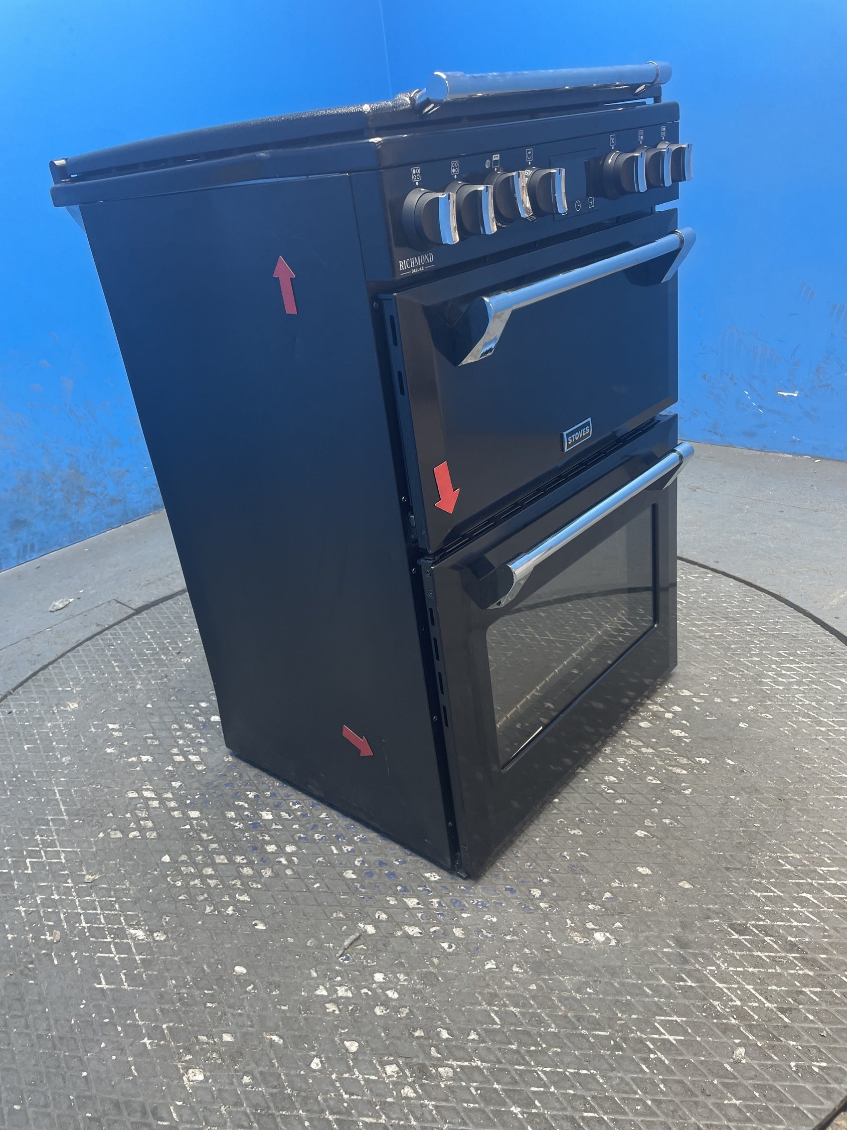 #GRC-159-447 - Stoves 60DF Richmond Deluxe 60cm Dual Fuel Cooker