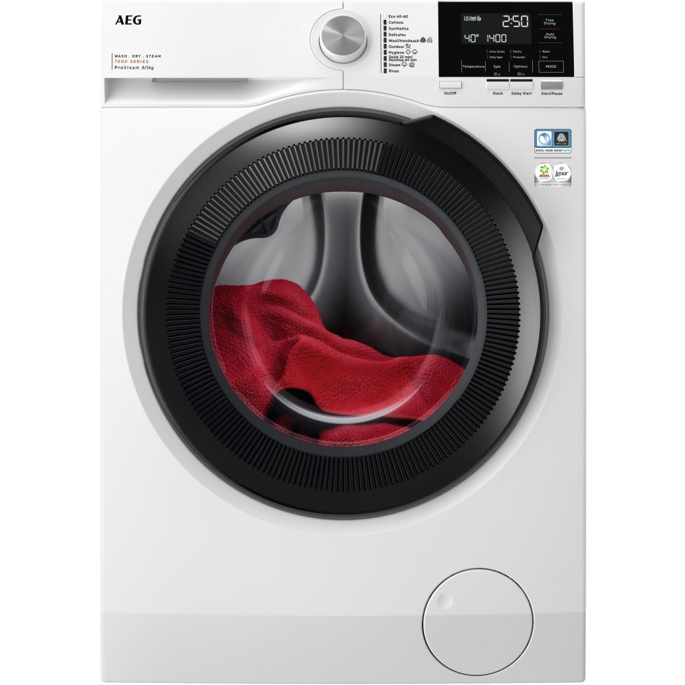 AEG LWR7185M4B ProSteam 8/5kg 1400rpm Washer Dryer – Renew 2 U