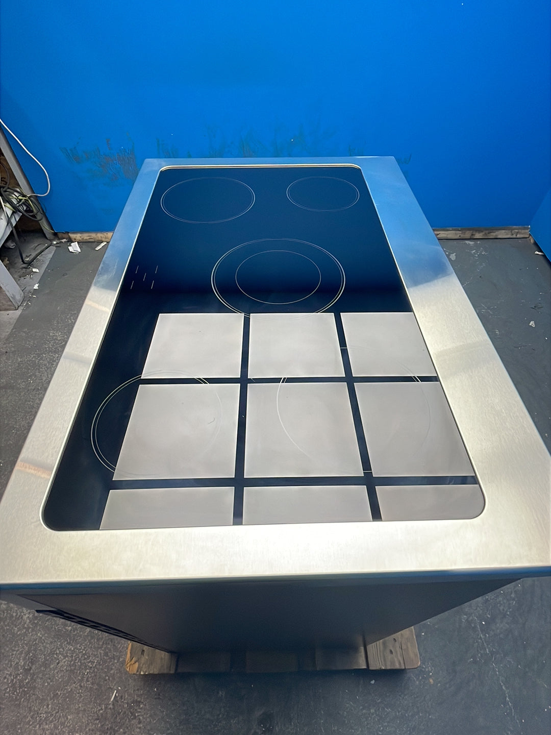 #GRC-164-318 - Belling Cookcentre 90E 90cm Electric Range Cooker – 174L Capacity, 5 Zone Ceramic Hob, AirFry Function, Stainless Steel
