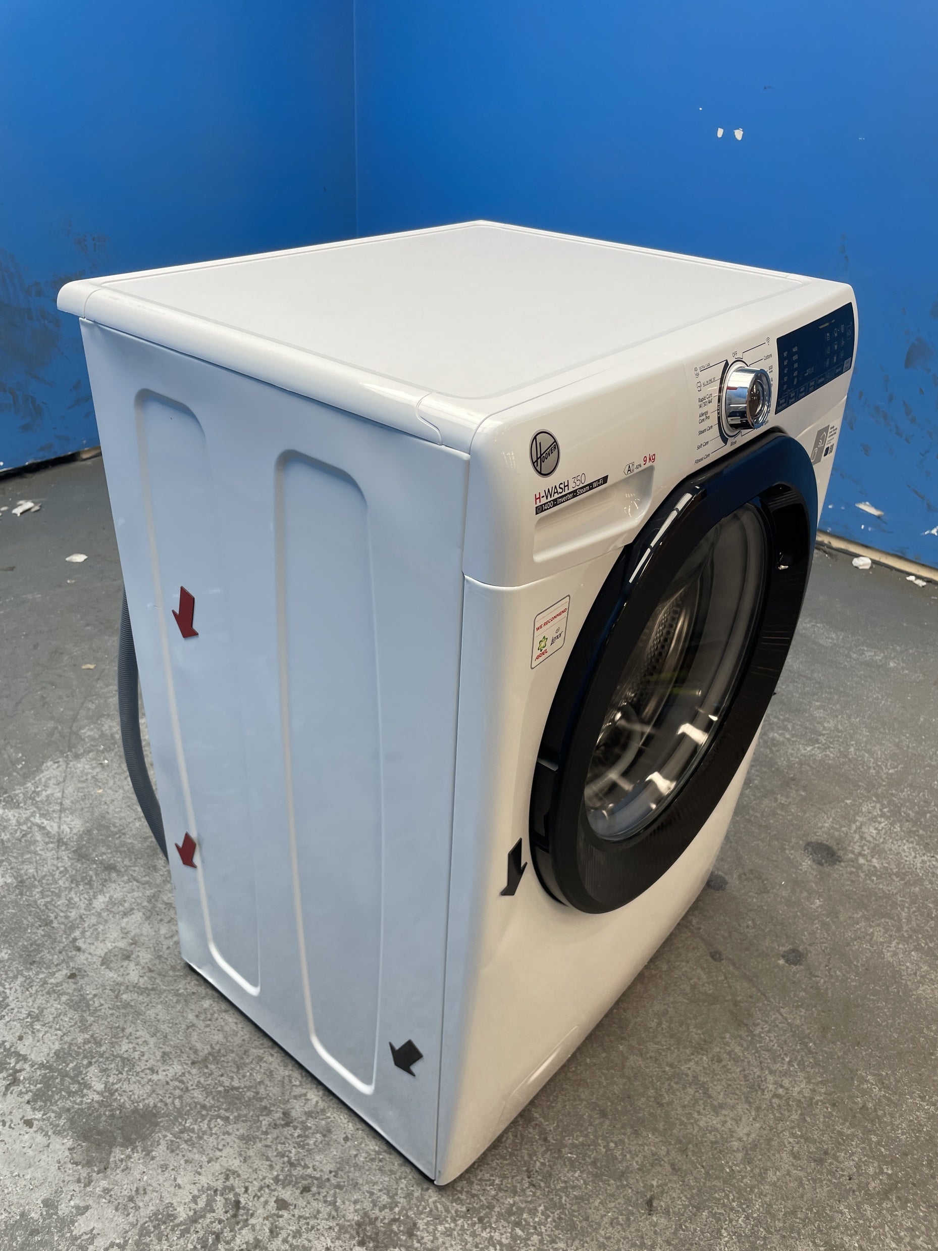 #GRC-158-634 - Hoover H3WPS496TAMB6 9kg 1400 Spin Washing Machine