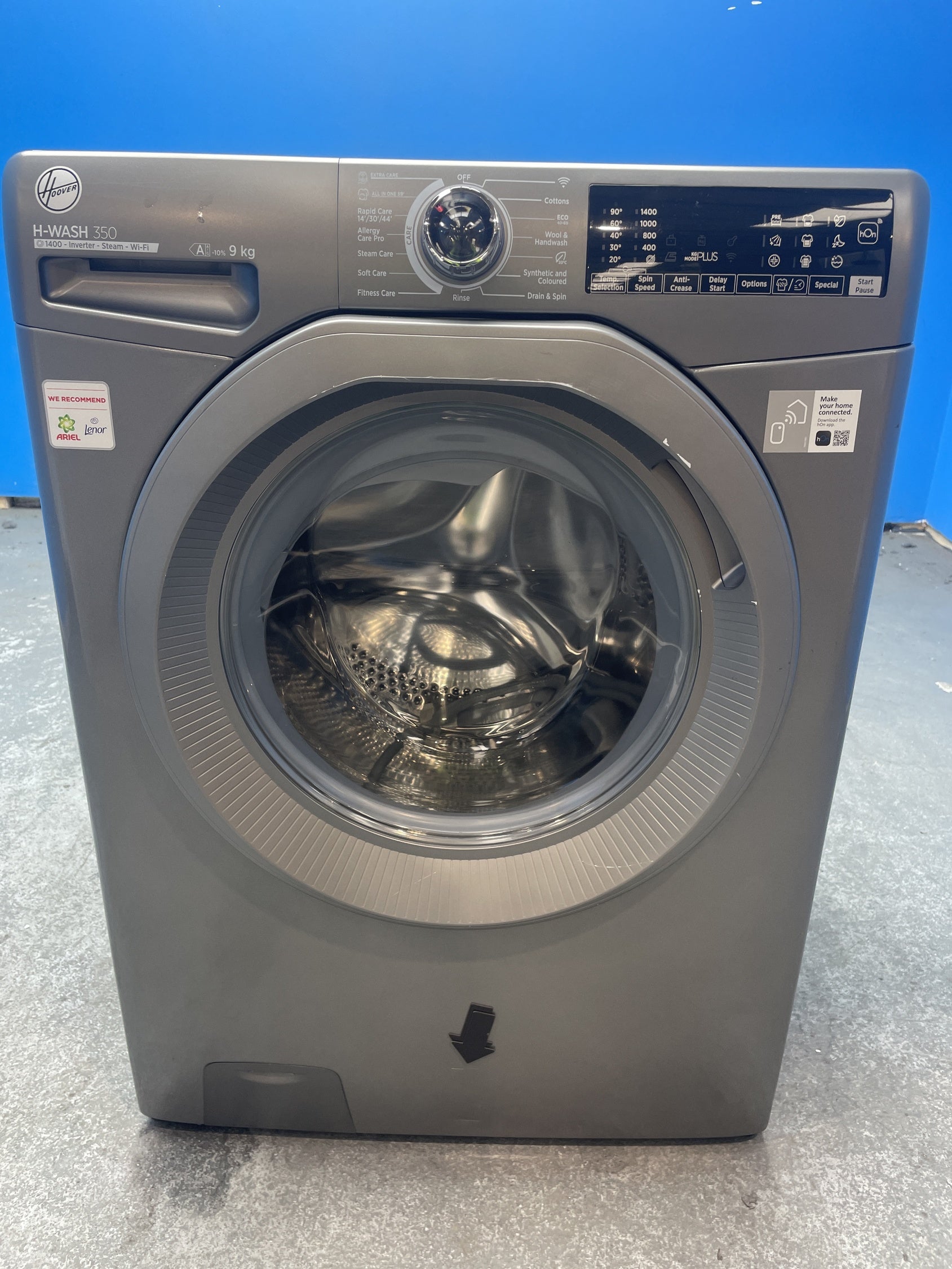 #GRC-146-294 - Hoover H3WPS496TMRR6 9kg 1400 Spin Washing Machine