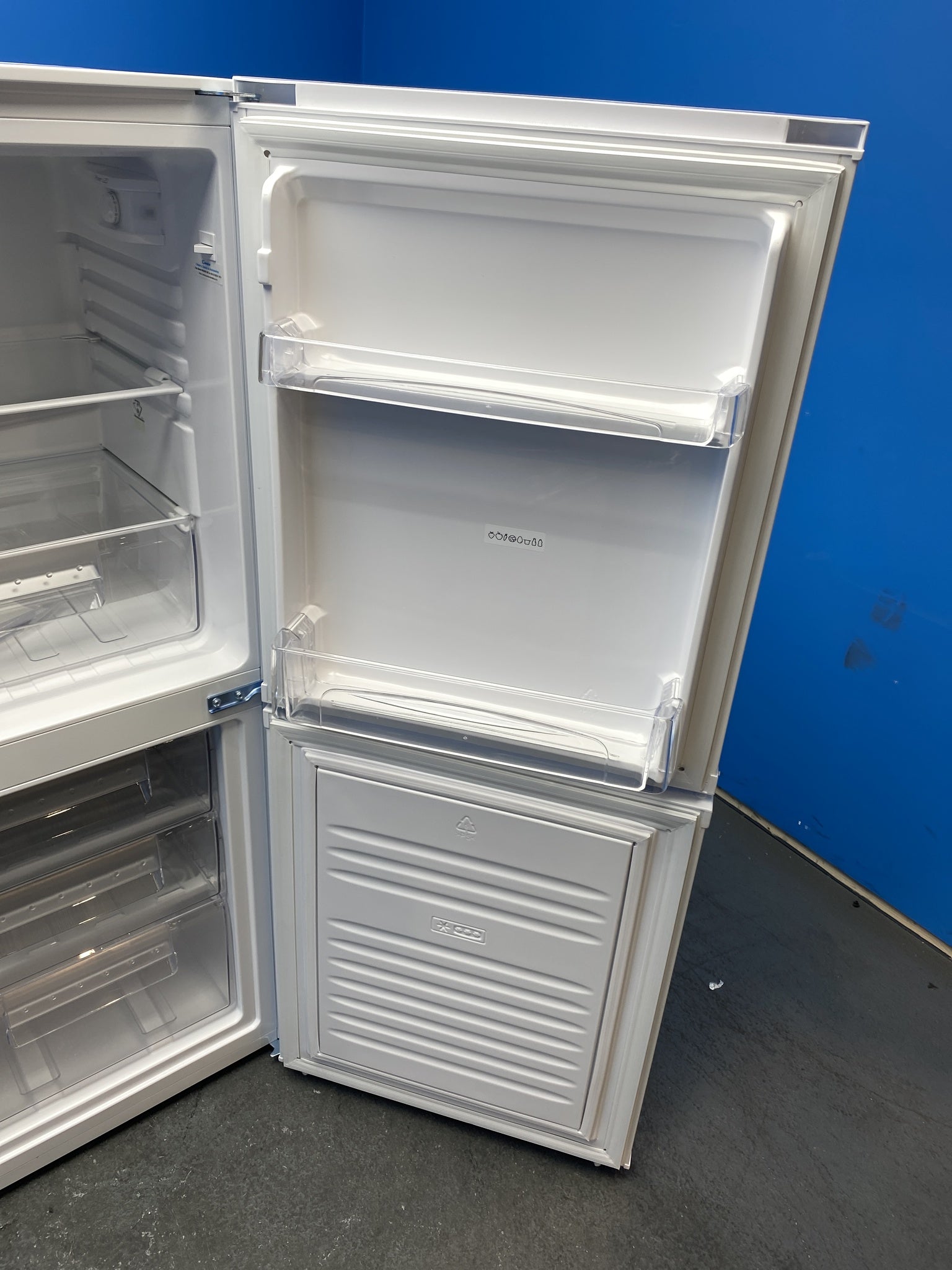 Candy CCH1S513EWK 185 Litre Combi Fridge Freezer